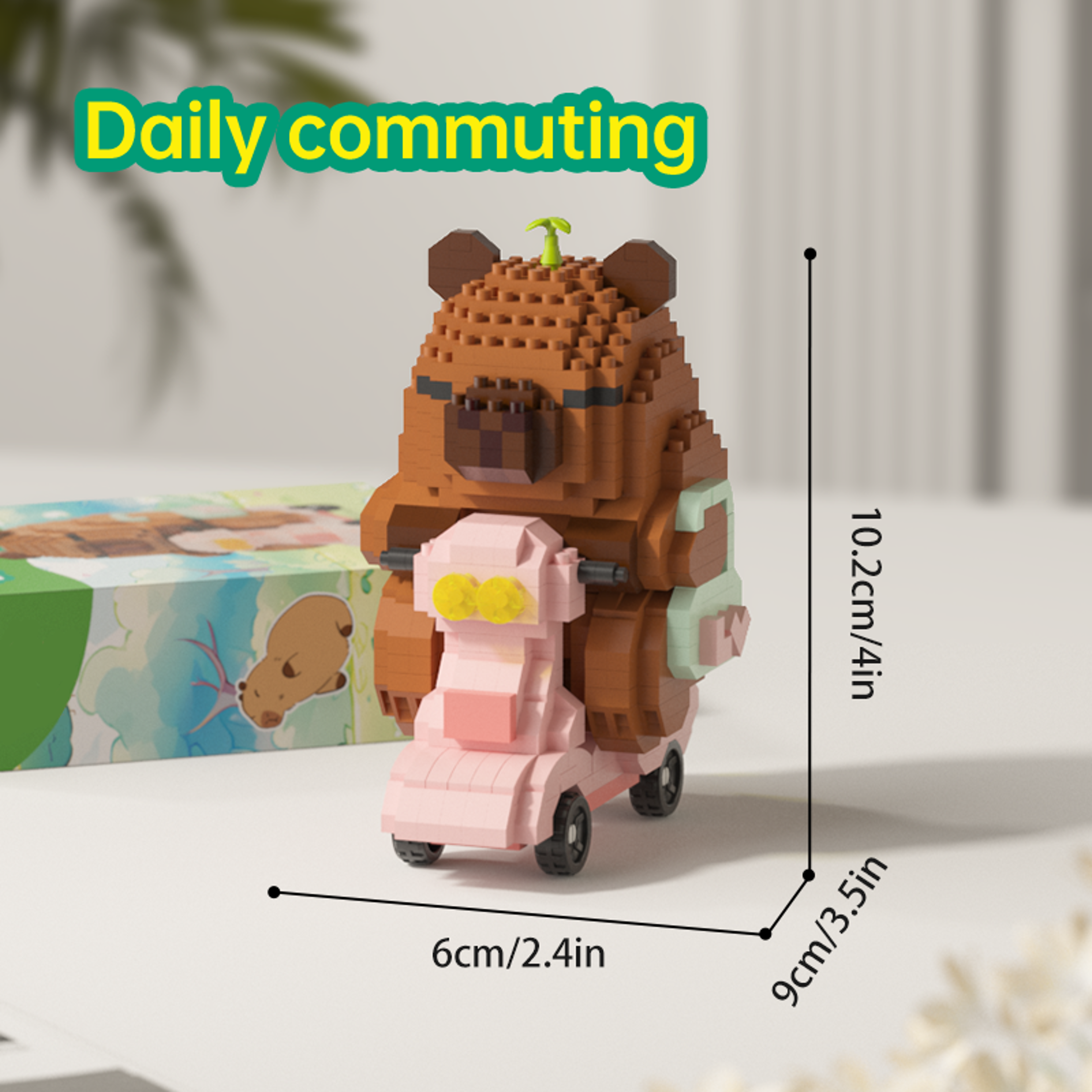 Capybara Micro Building Blocks DIY SelfLocking Model Set 10