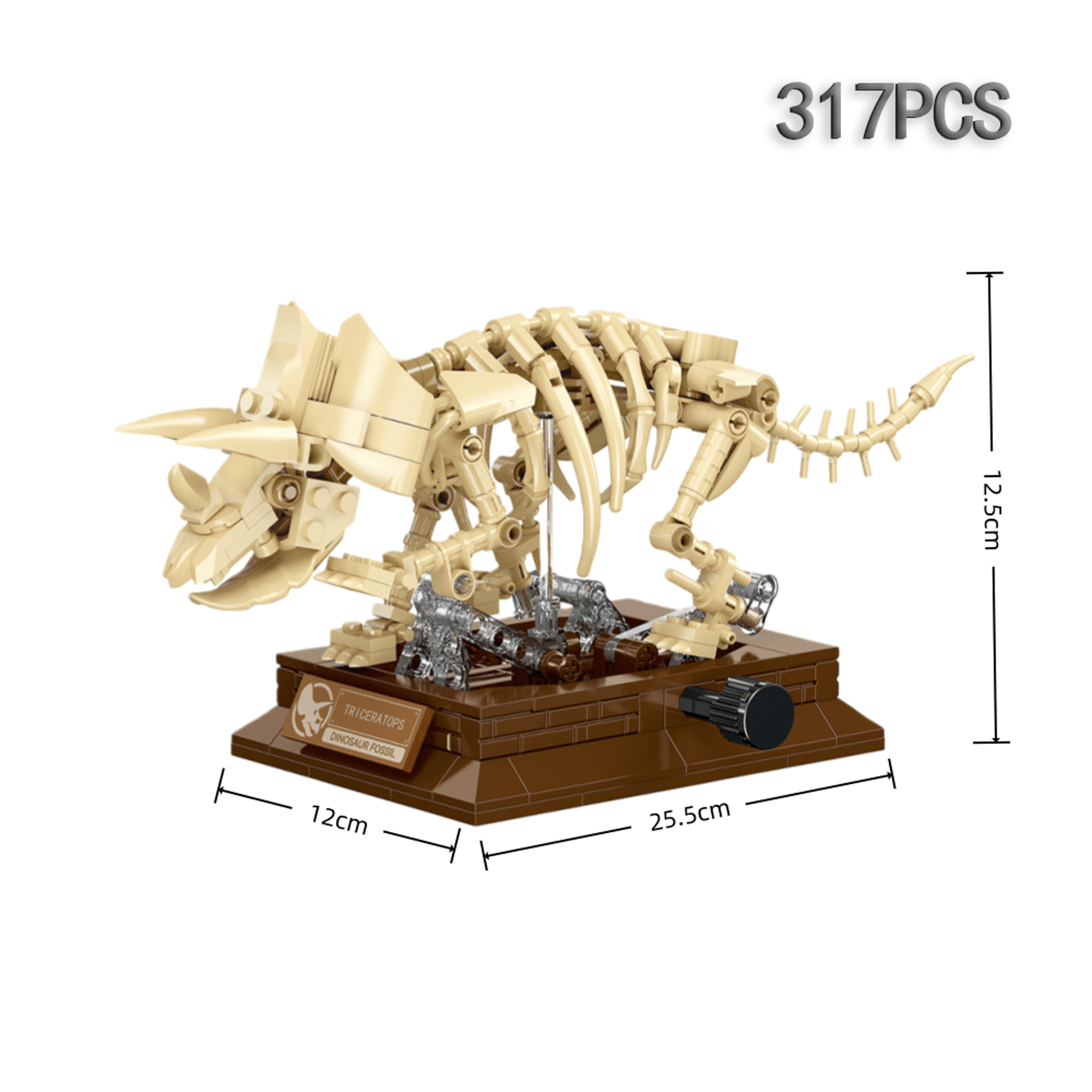 Pterosaur Fossil Building Block Model Educational STEM Construction Toy 10