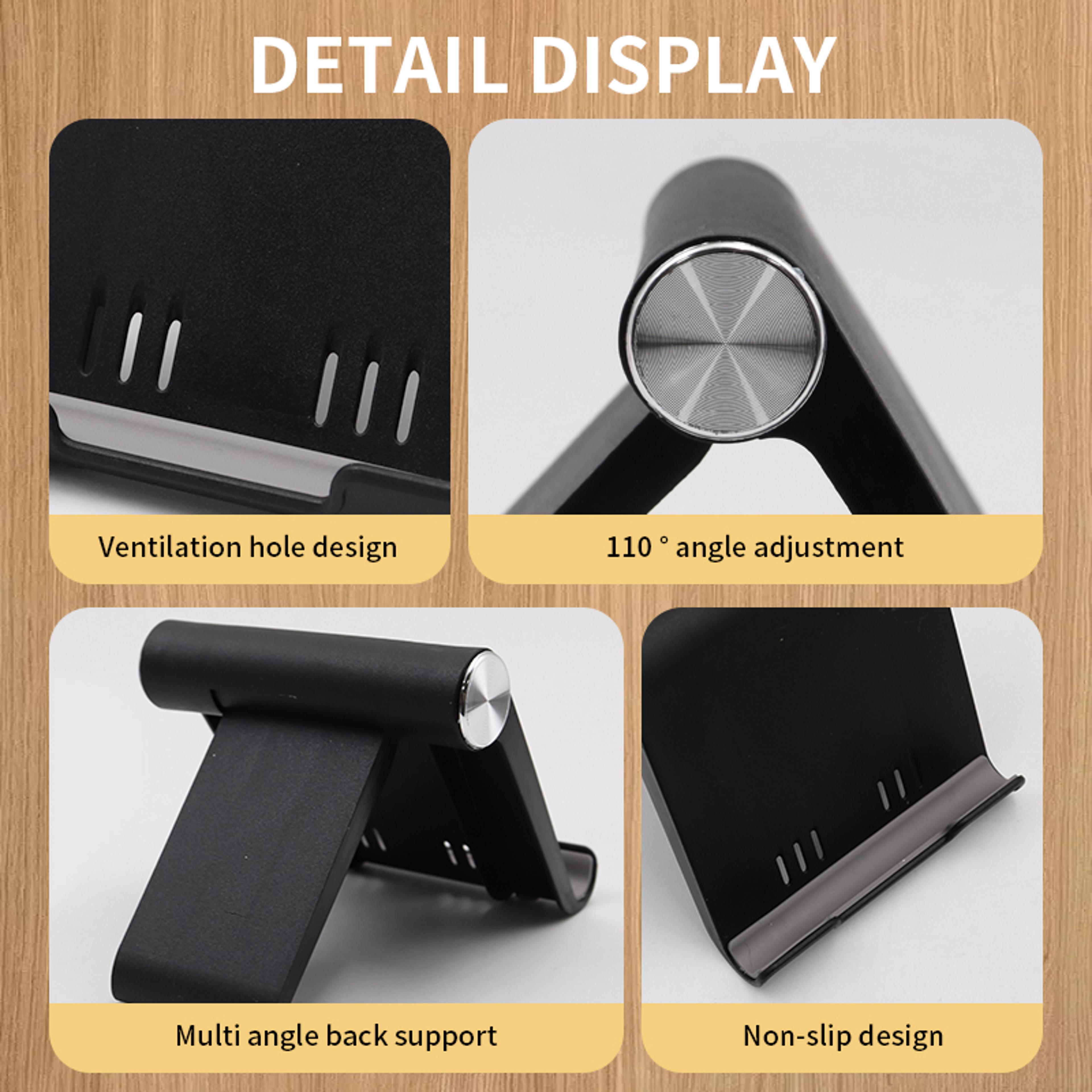Universal Foldable Desk Phone And Tablet Holder For Desktop Viewing 5