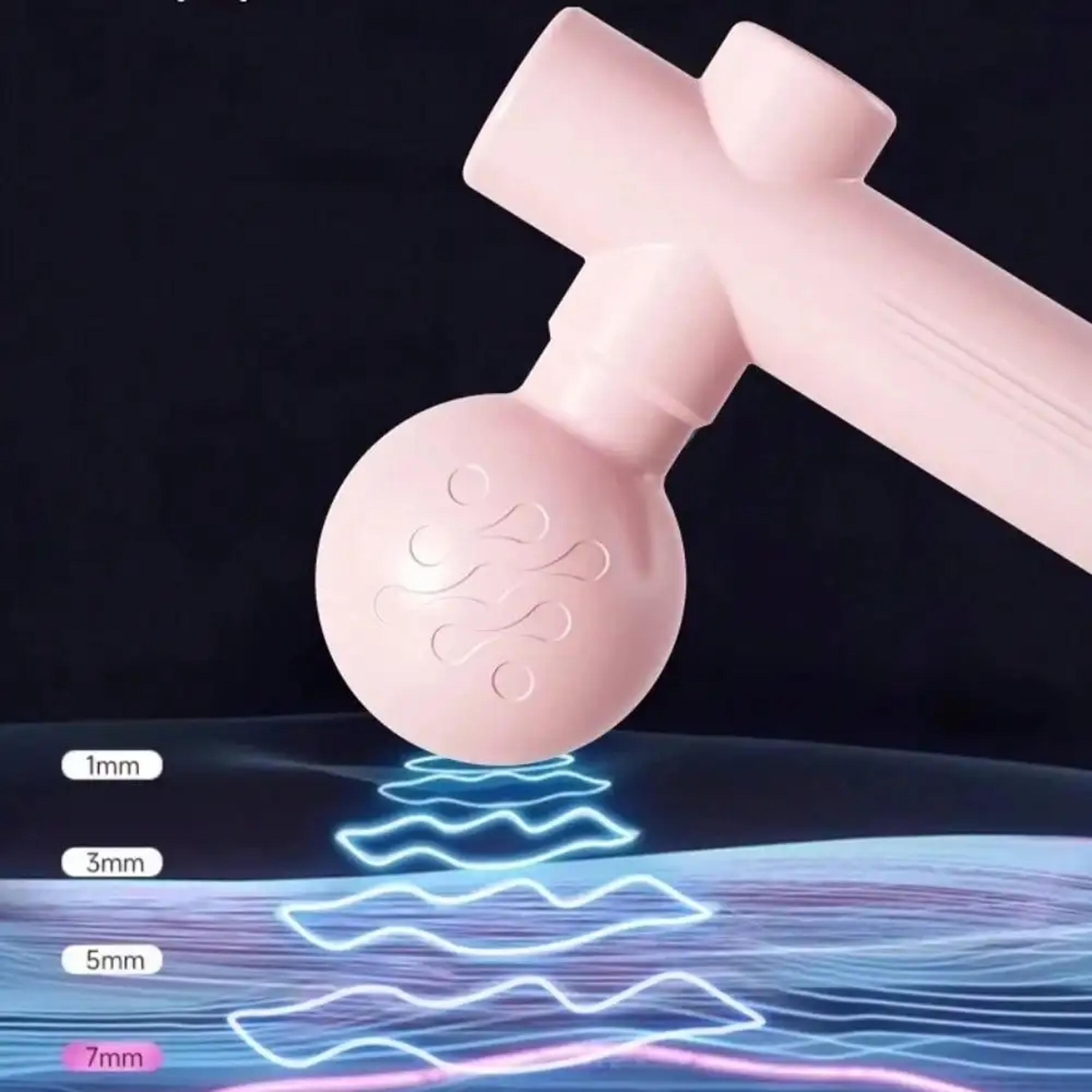 Mini Rechargeable Massage Gun Portable Vibrating Muscle Relaxation Device 3