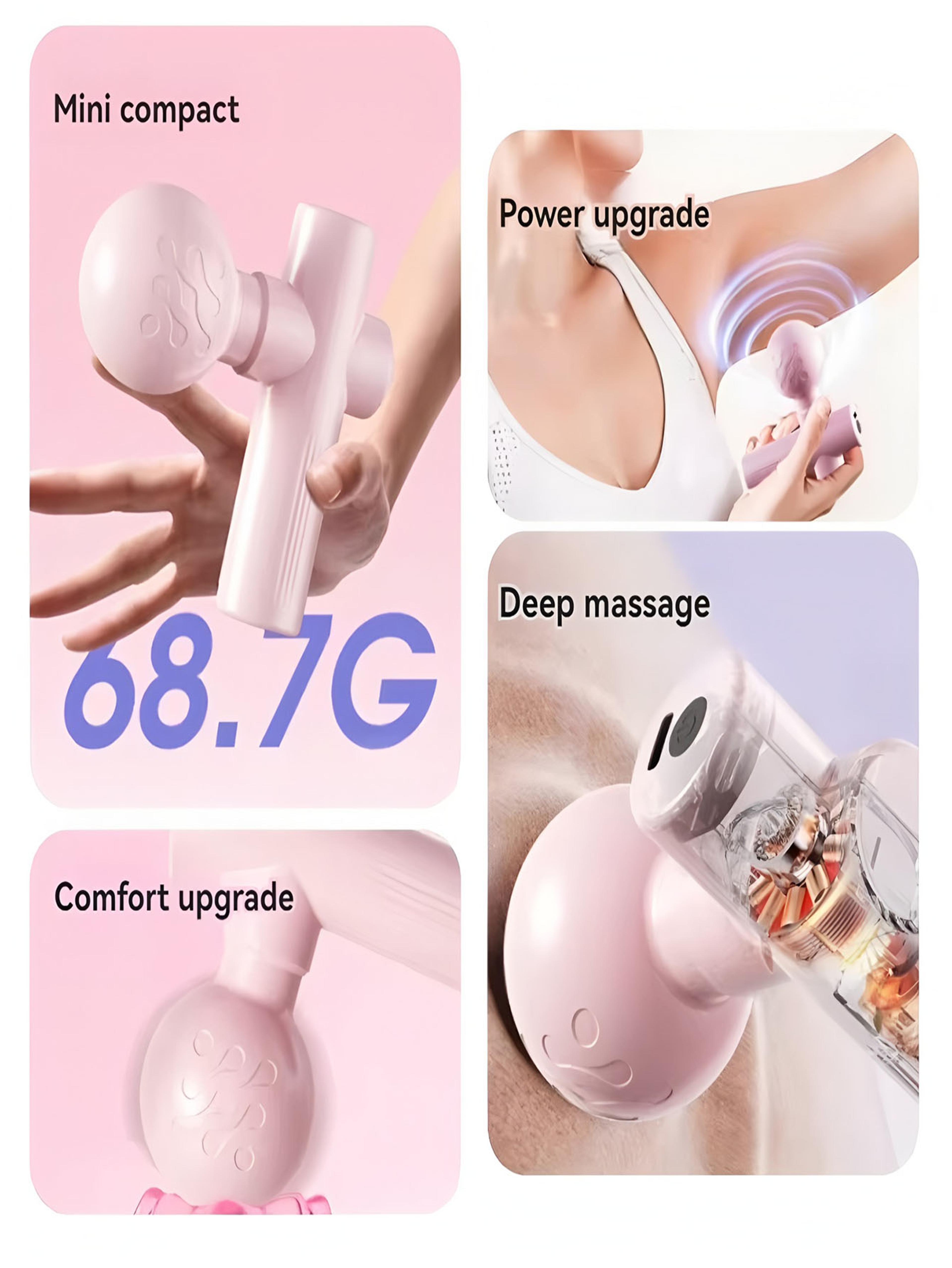Mini Rechargeable Massage Gun Portable Vibrating Muscle Relaxation Device 5