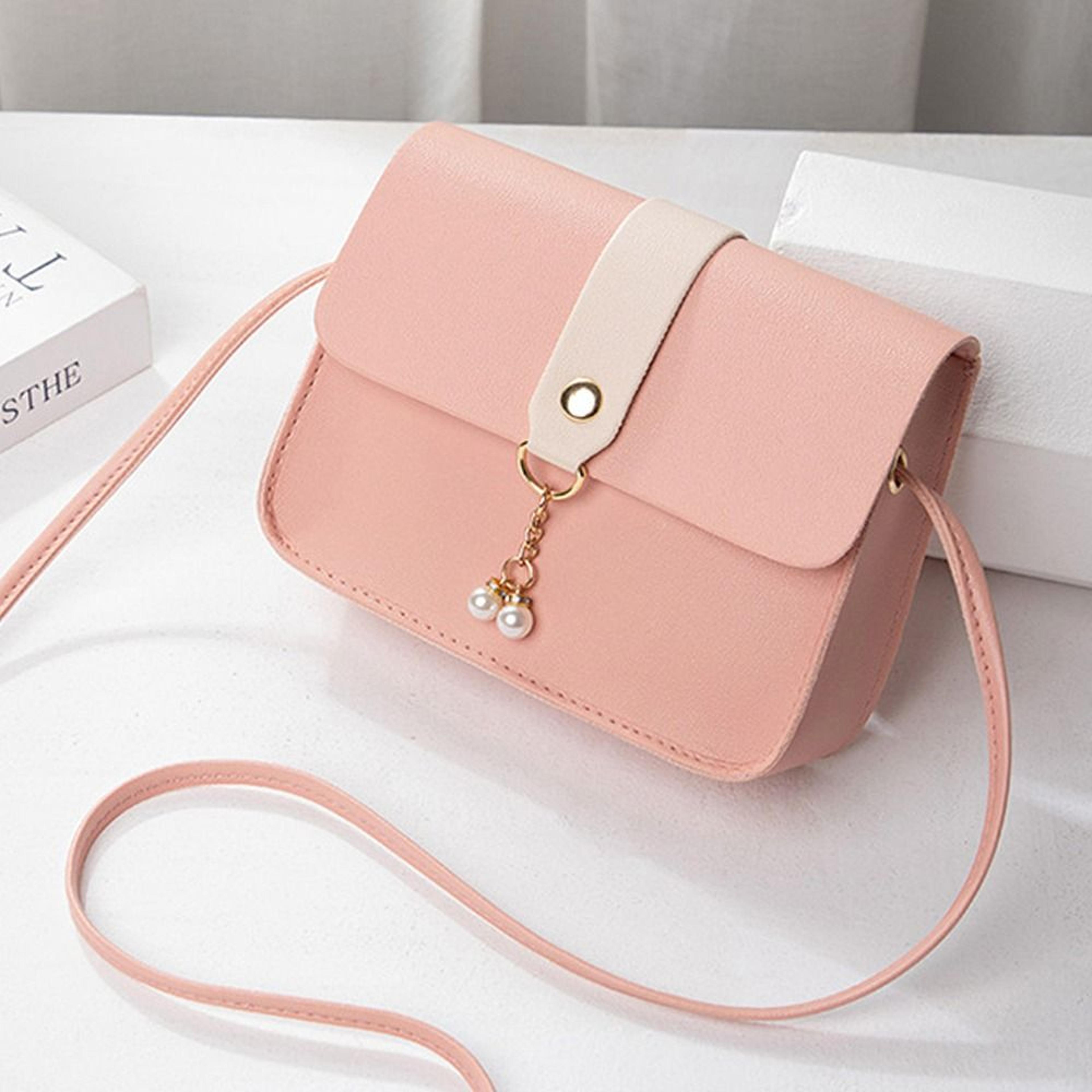 Small Square Crossbody Bag With Solid Color Fashion Design For Women 1