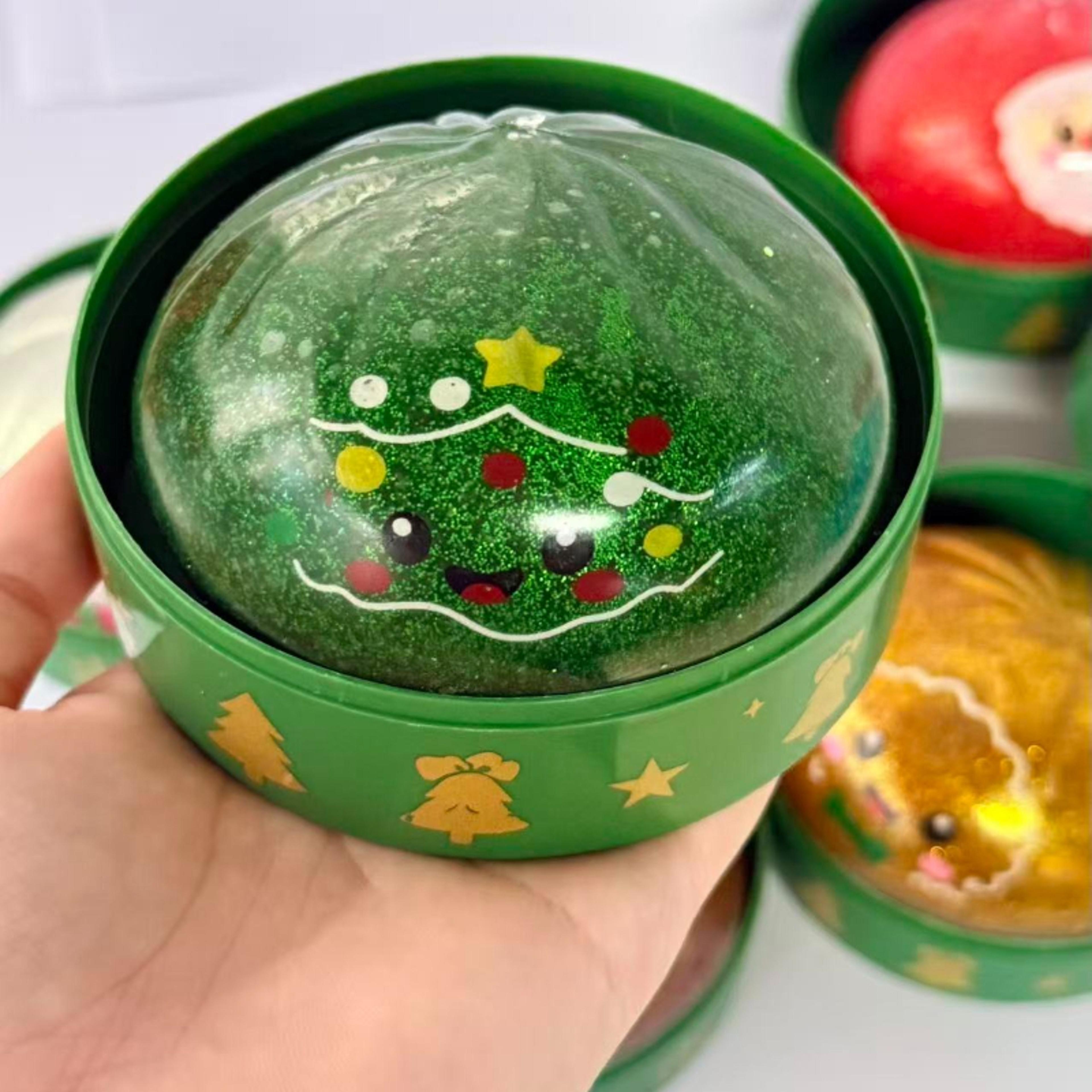 Christmas Latex Squishy Squeeze Toy With Box For Holiday Gifts 3