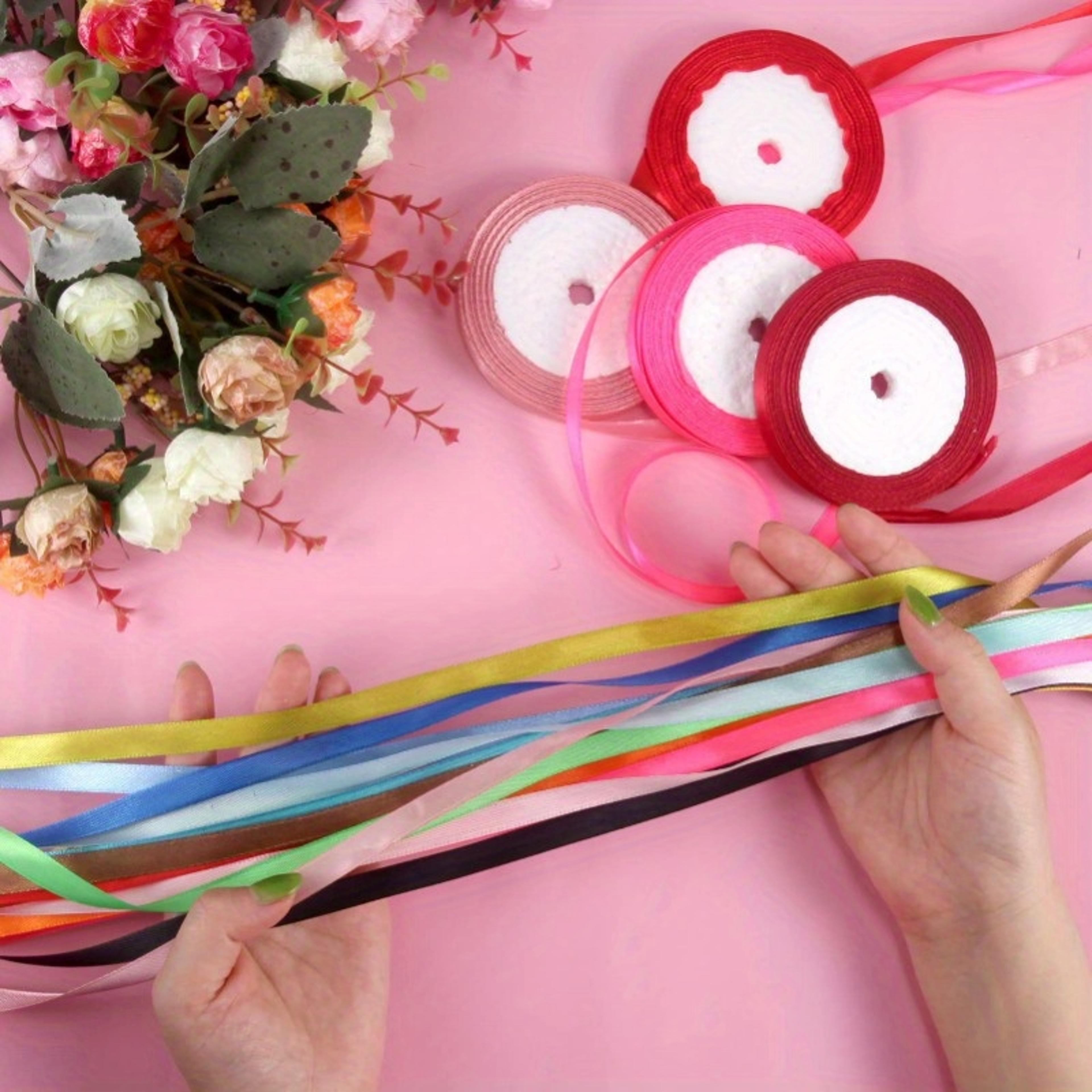 Multicolor Polyester Craft Ribbons For Gift Wrapping Weddings And Party Decorations 3