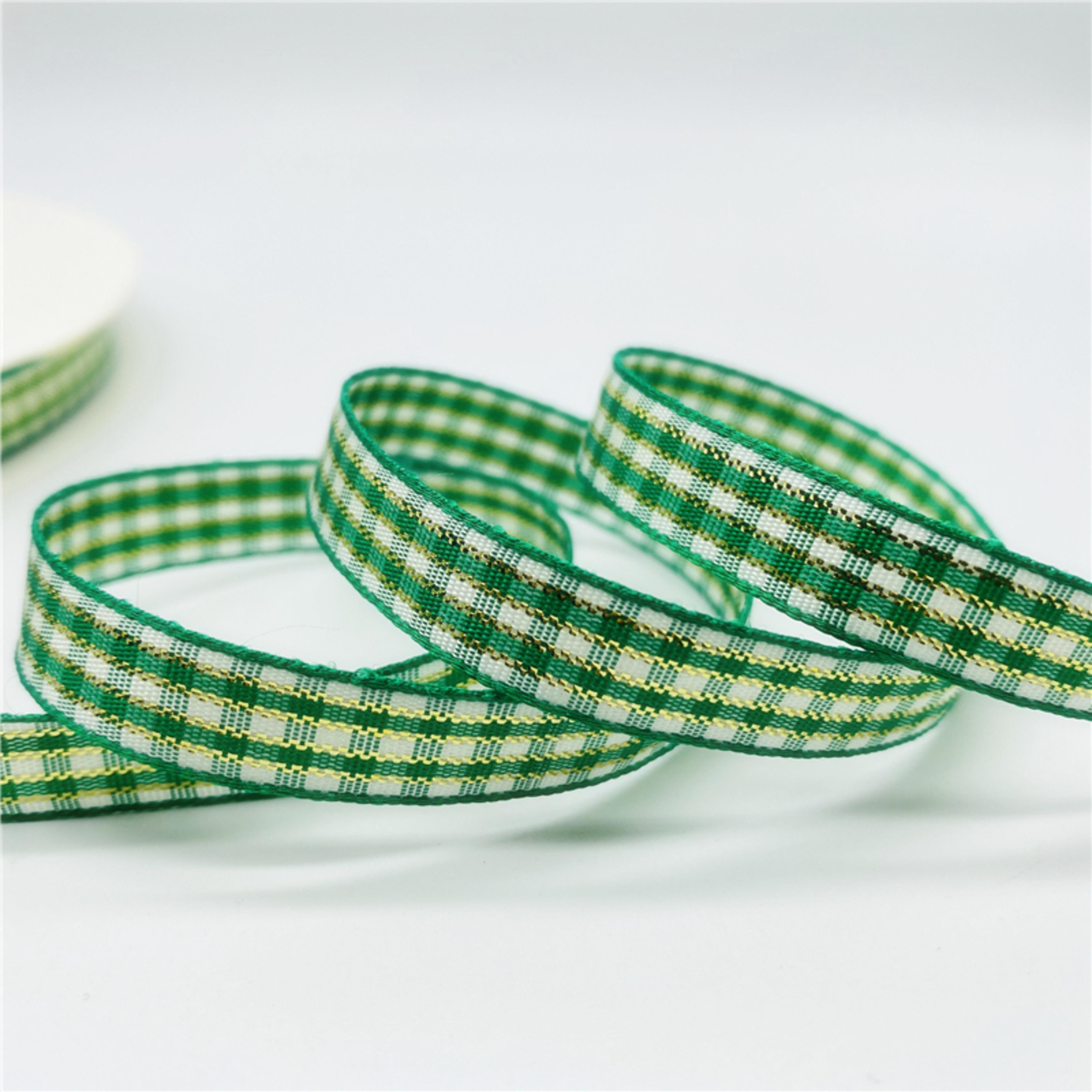 5 yard christmas plaid ribbon for gift wrapping and diy holiday crafts