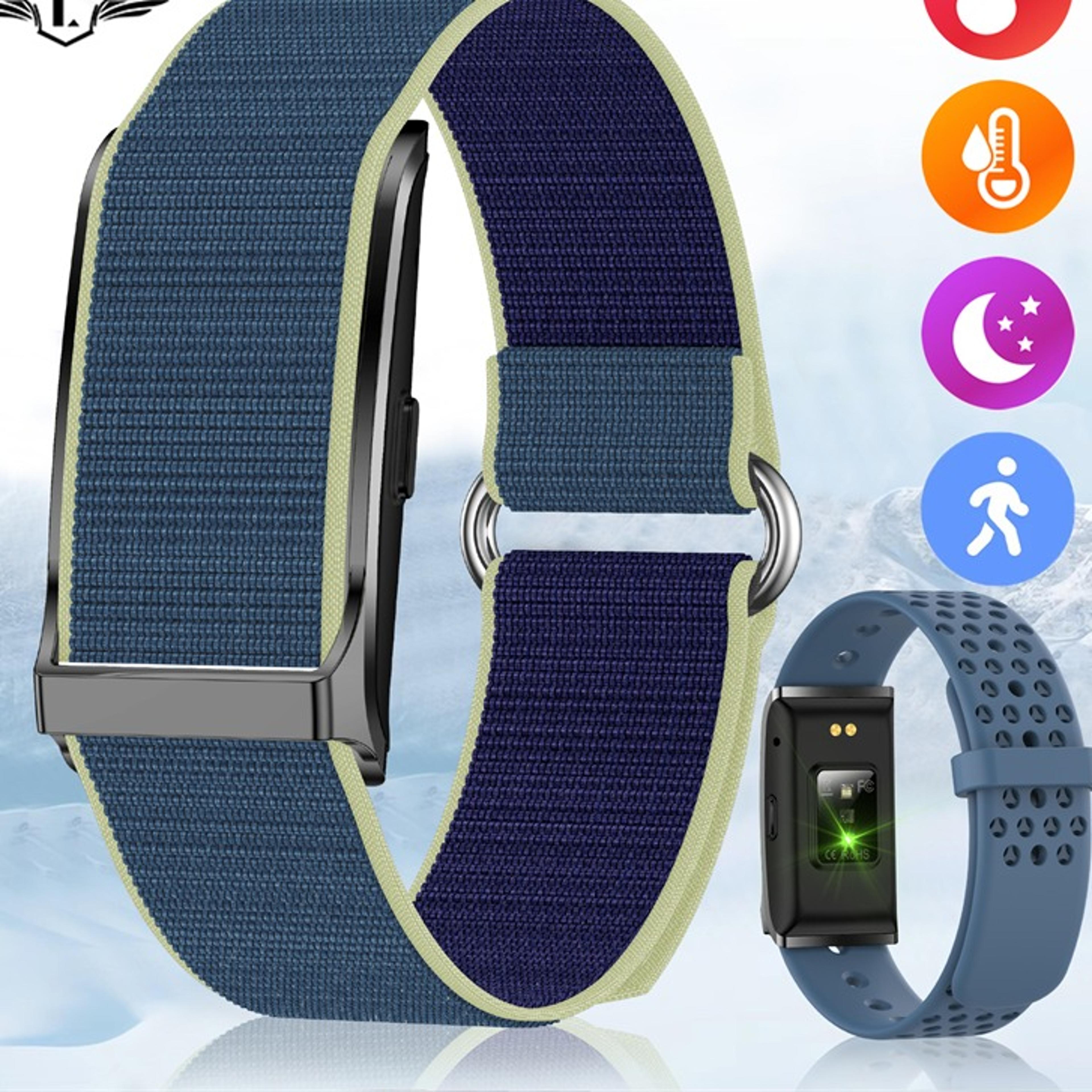 screenless fitness tracker smart bracelet with heart rate blood oxygen and 127 sports modes