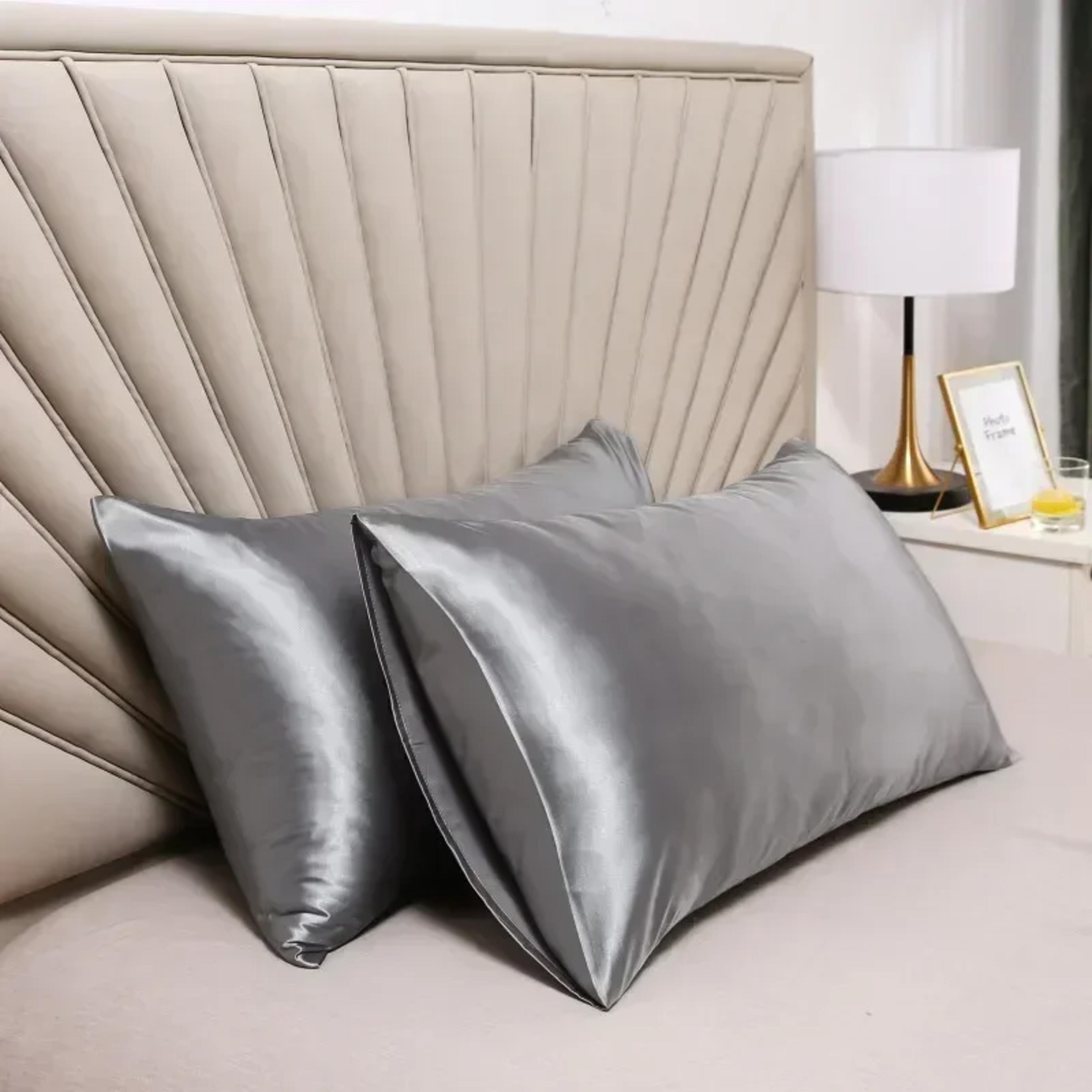 Polyester Cotton Solid Pillowcase For Home Bedding 2