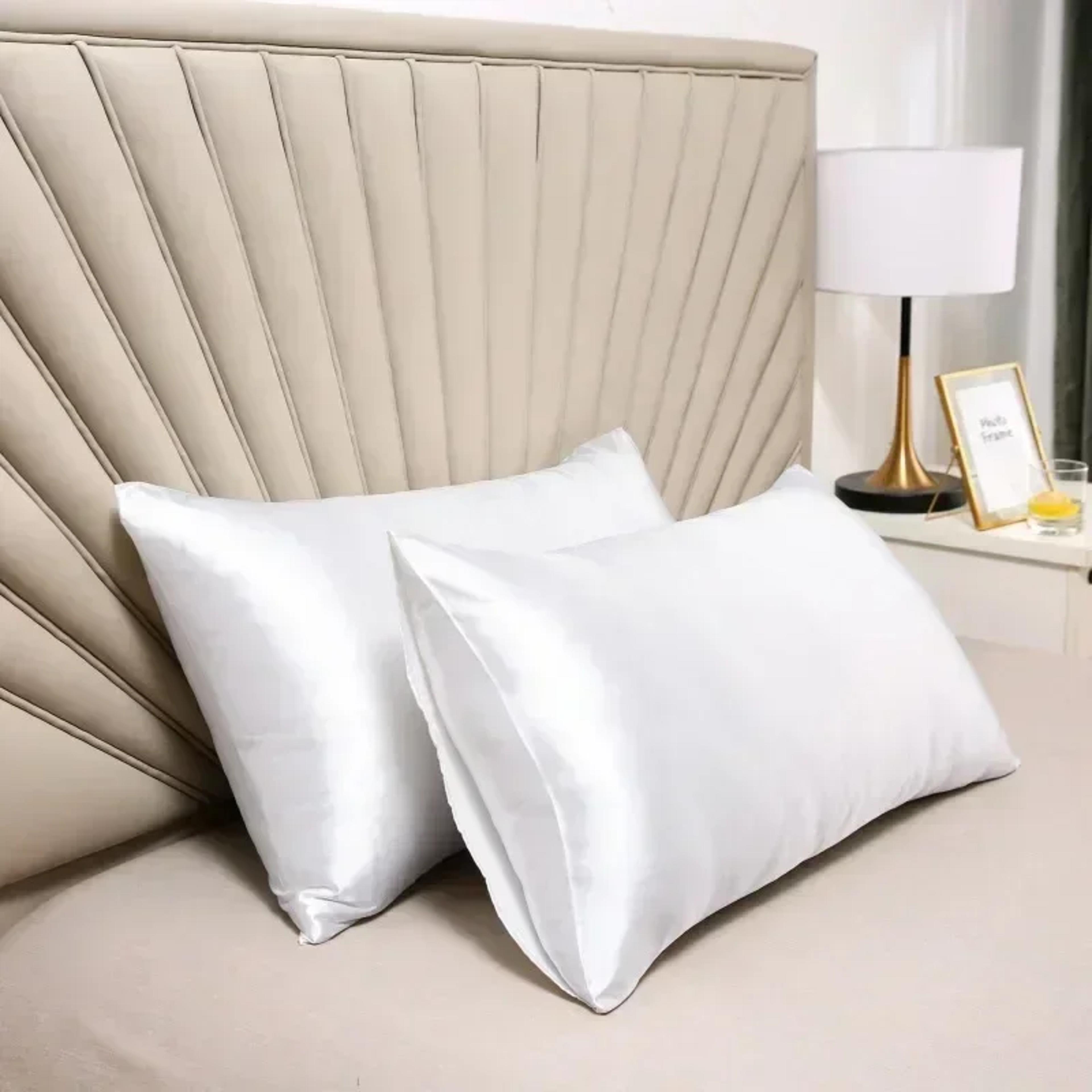Polyester Cotton Solid Pillowcase For Home Bedding 3