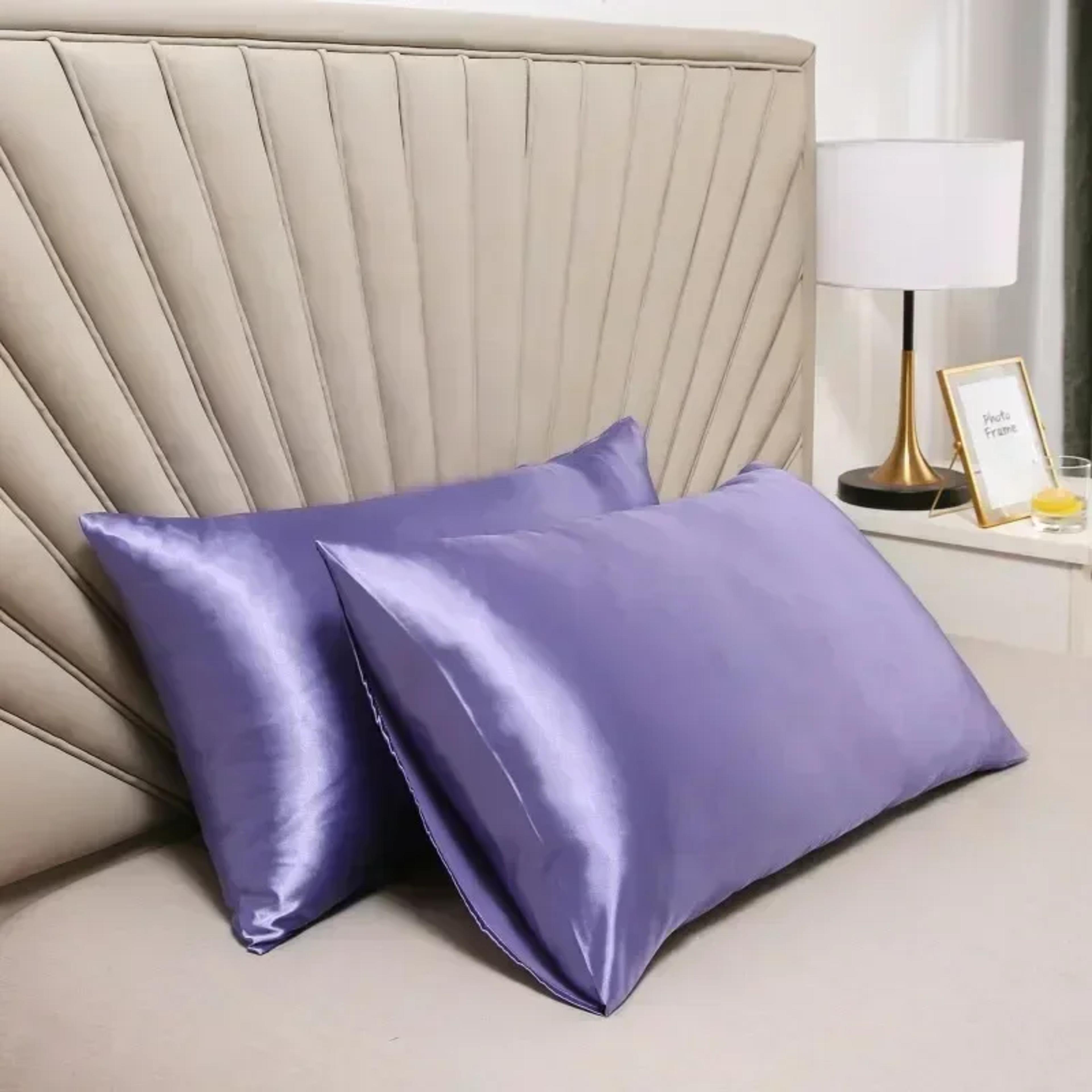 Polyester Cotton Solid Pillowcase For Home Bedding 4