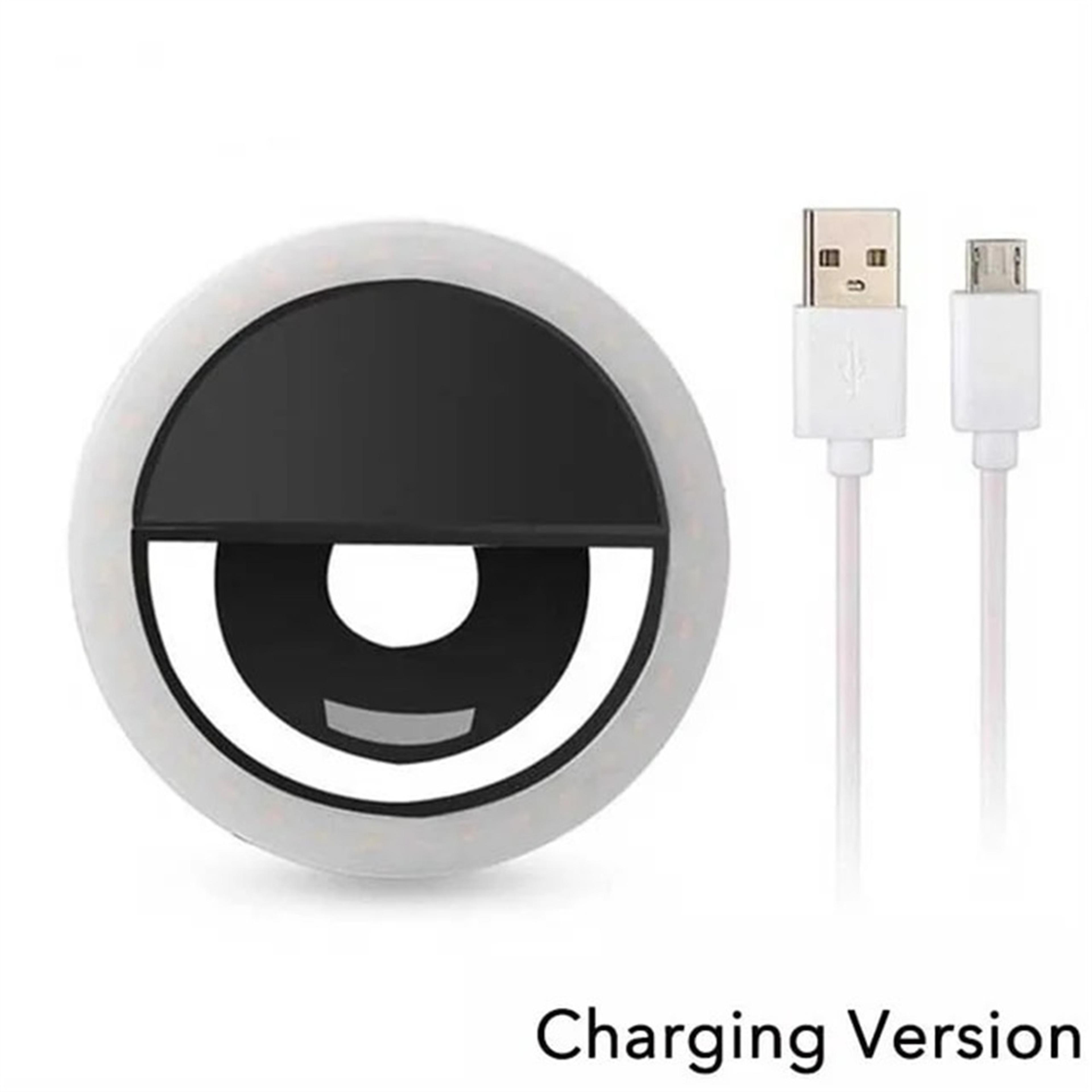 Rechargeable LED Selfie Ring Light With 28 LEDs And 3 Brightness Settings 7