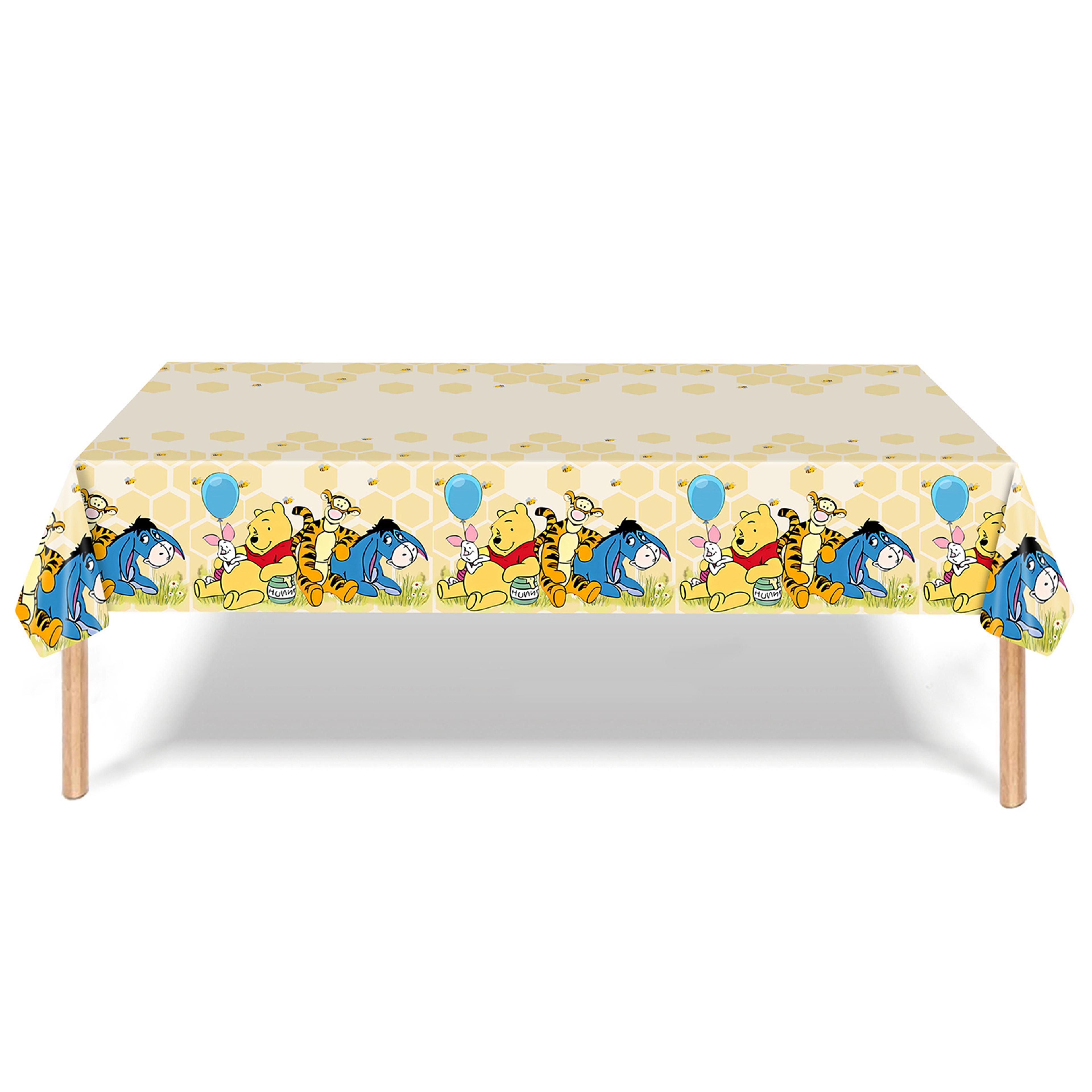 Cartoon Bear Birthday Party Tableware And Decoration Set 9