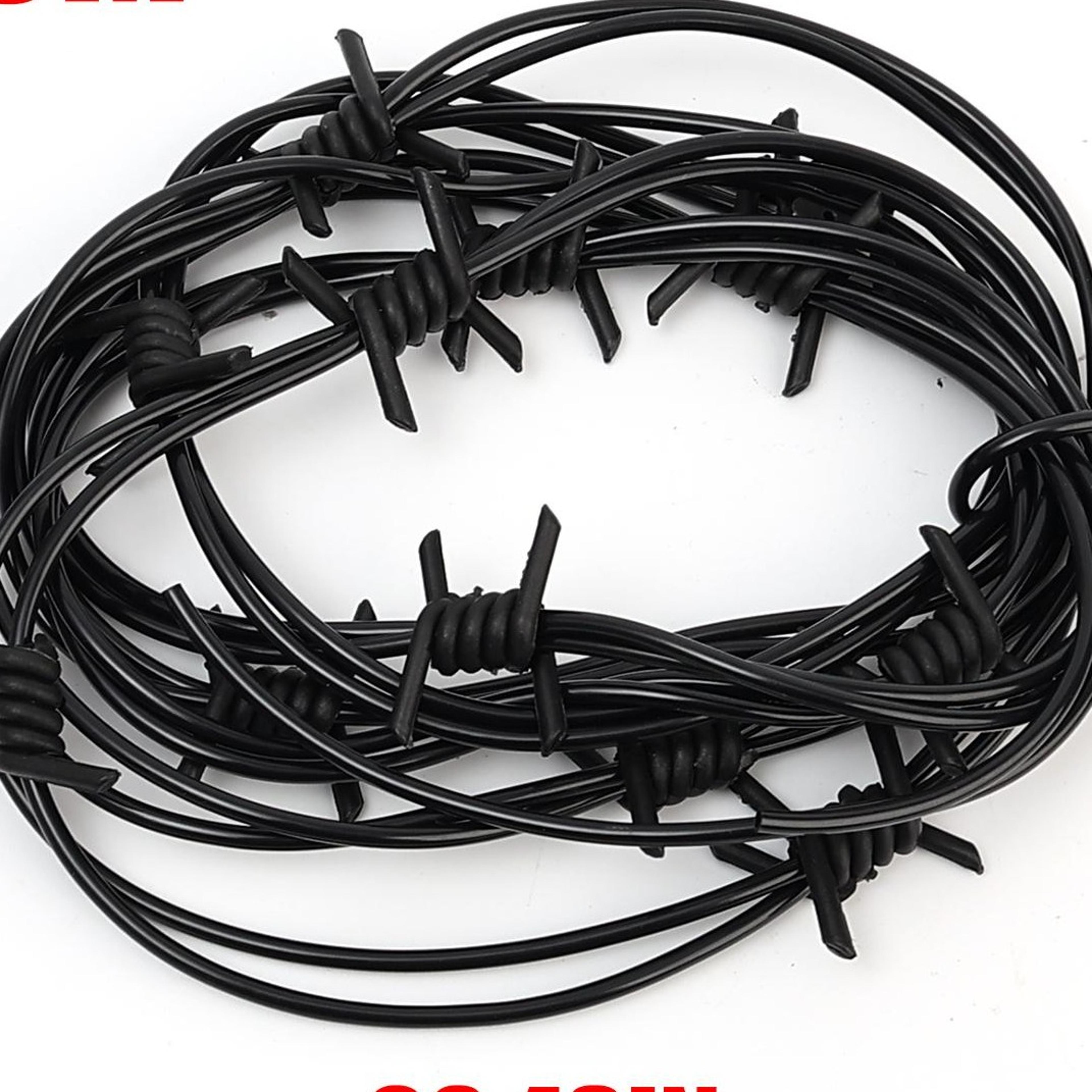 halloween fake barbed wire plastic fence and haunted house decoration