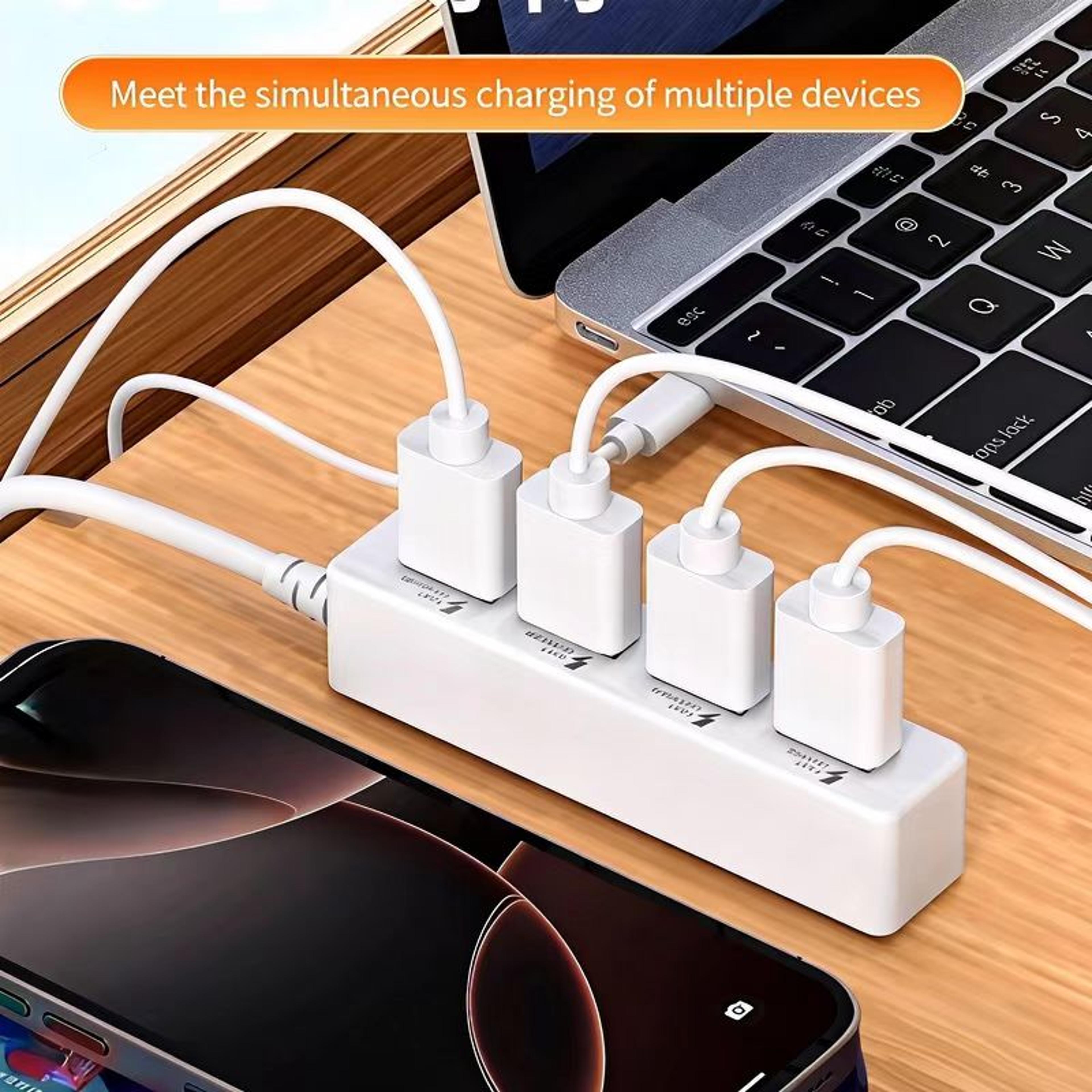 4Port USB 20 Charging Hub For Laptops 1