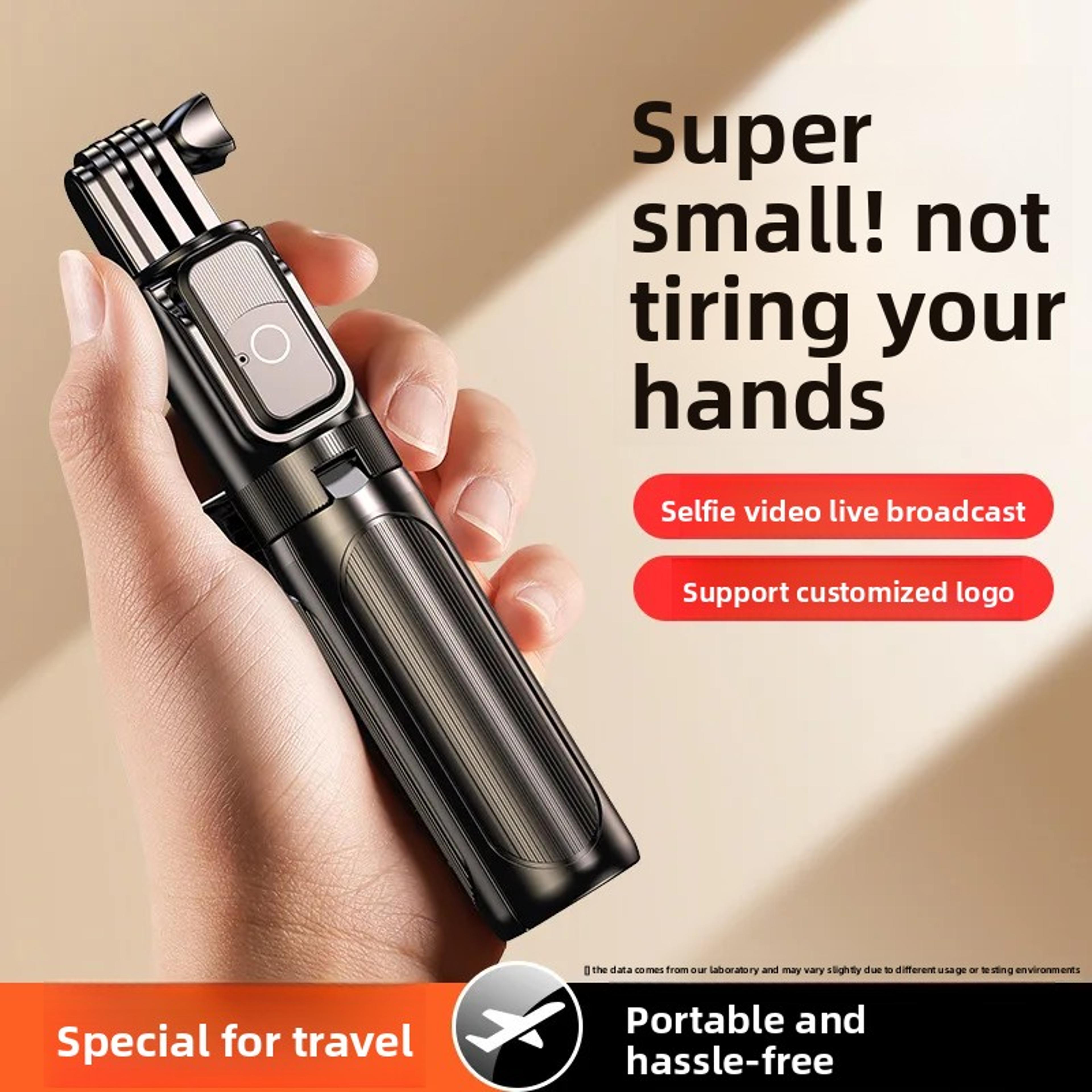Foldable Bluetooth Selfie Stick Tripod With Smartphone Holder 1