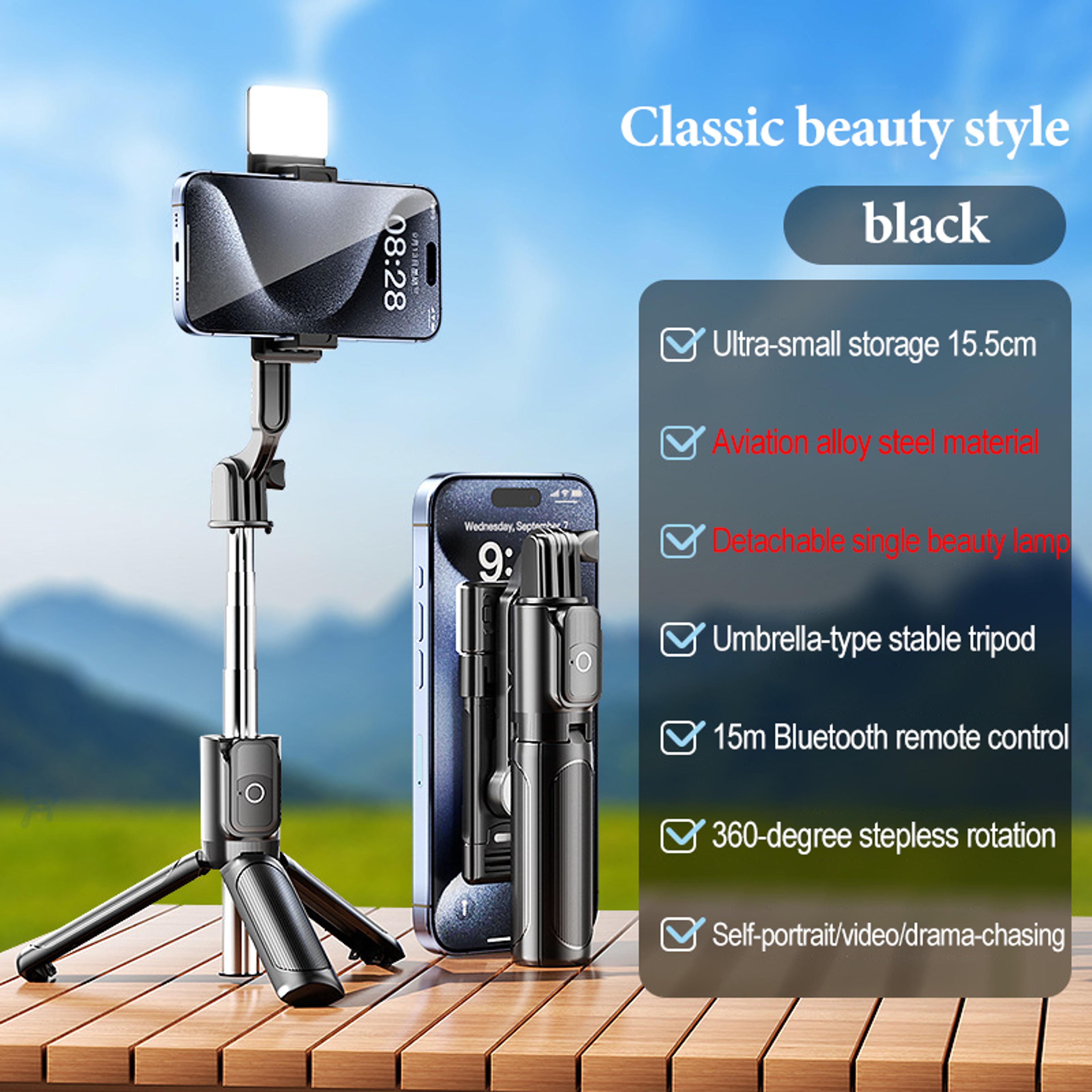 Foldable Bluetooth Selfie Stick Tripod With Smartphone Holder 7
