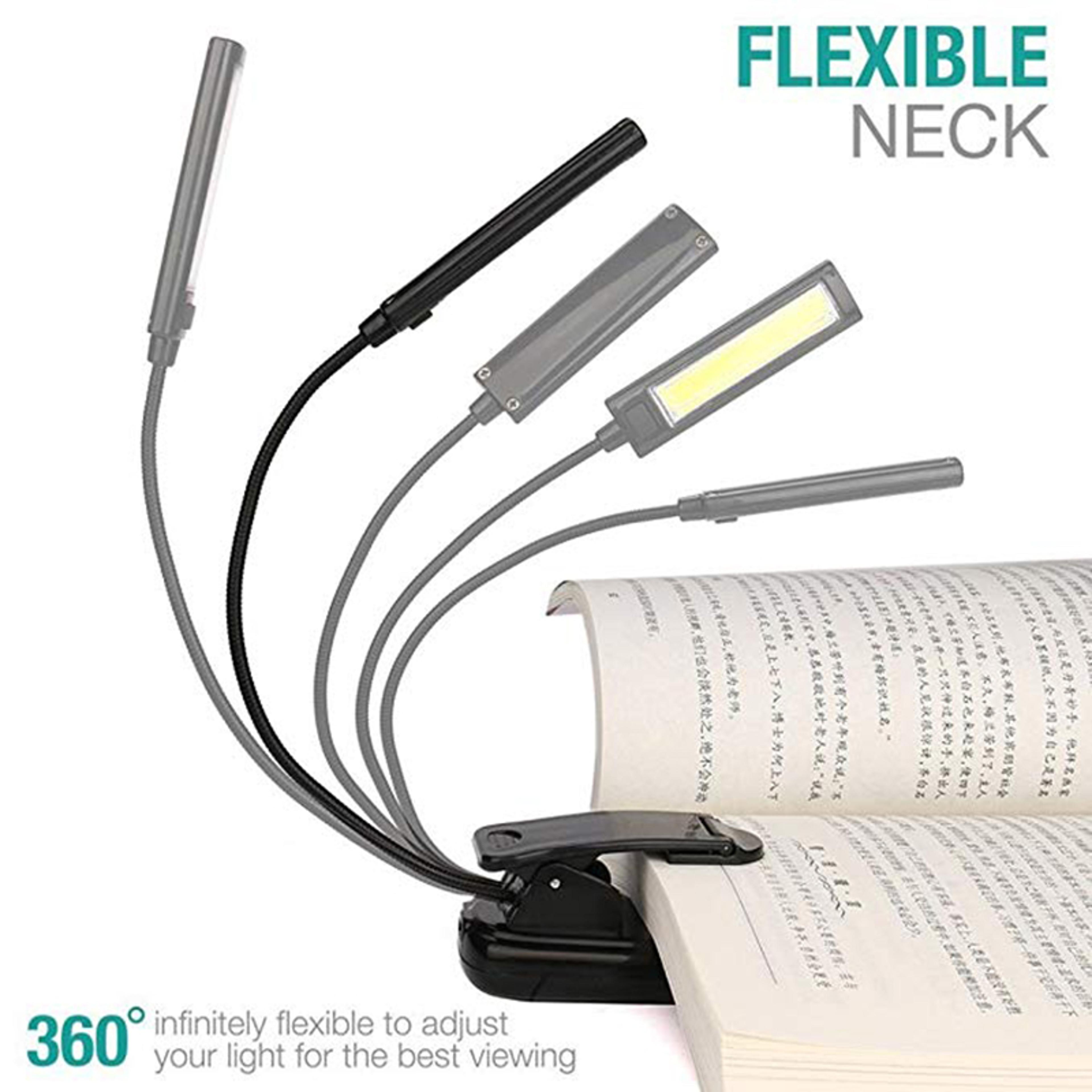 USB Rechargeable ClipOn LED Book Light With Music Stand Function 3