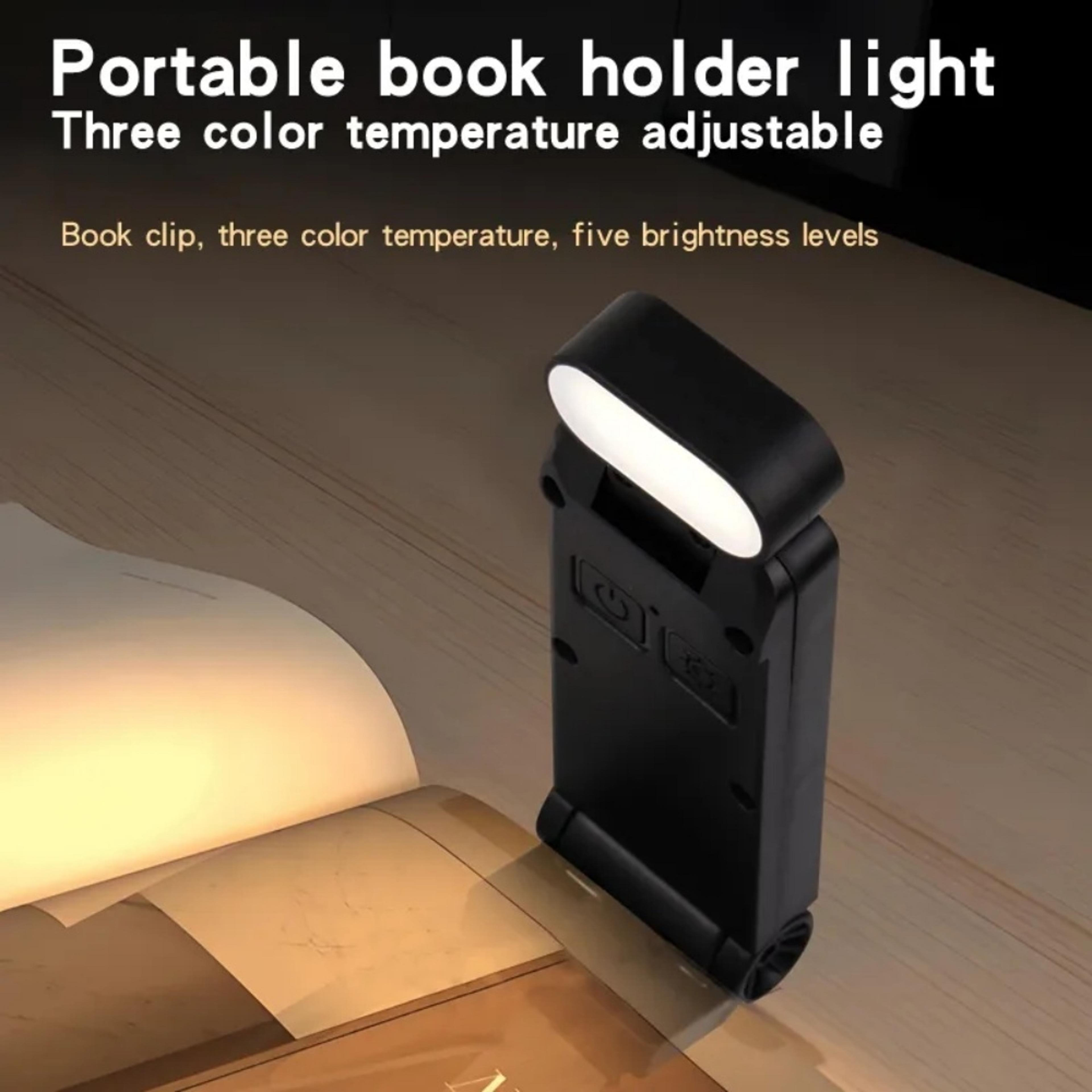 Rechargeable USB Clip Book Light Foldable Adjustable LED Reading Lamp 5