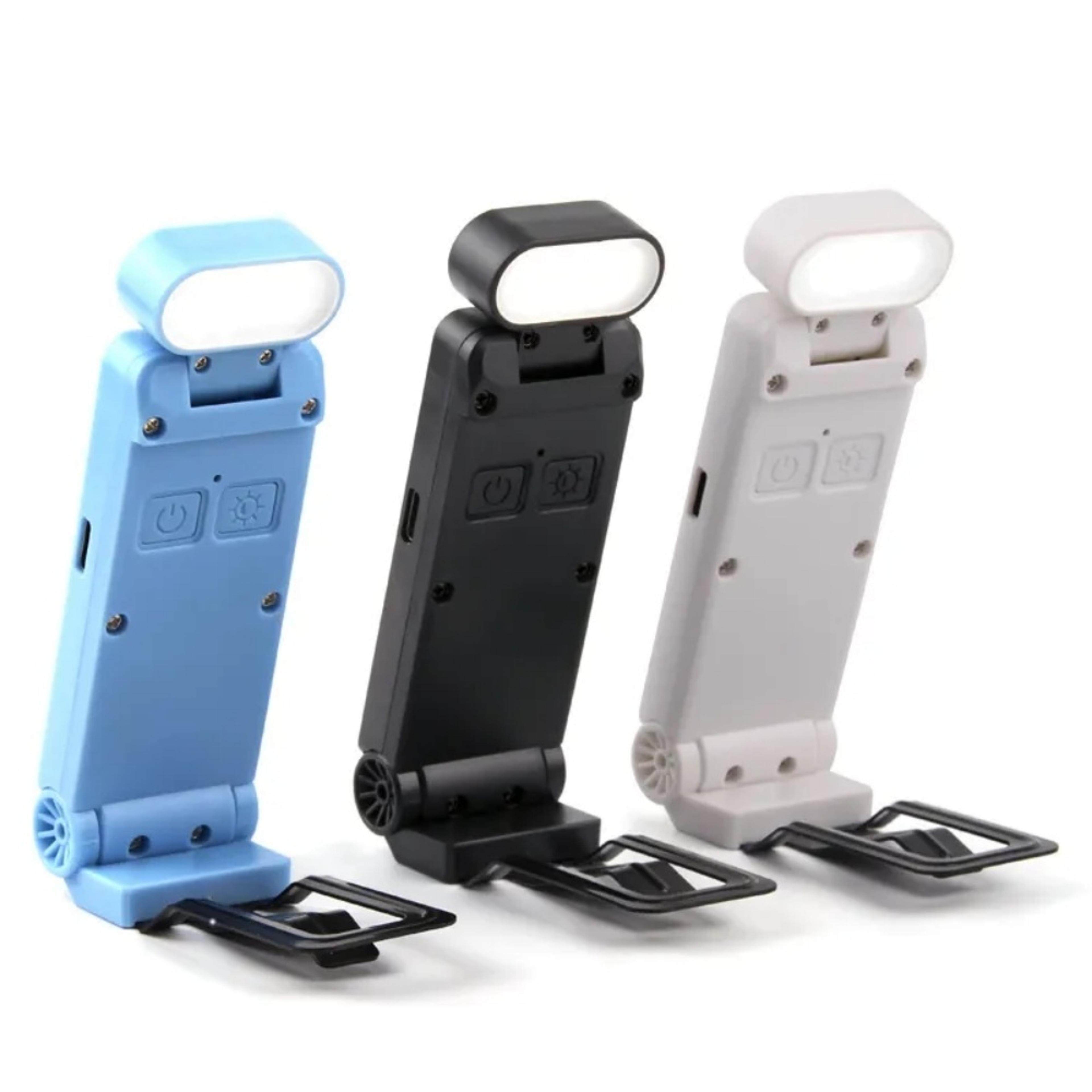 Rechargeable USB Clip Book Light Foldable Adjustable LED Reading Lamp 4