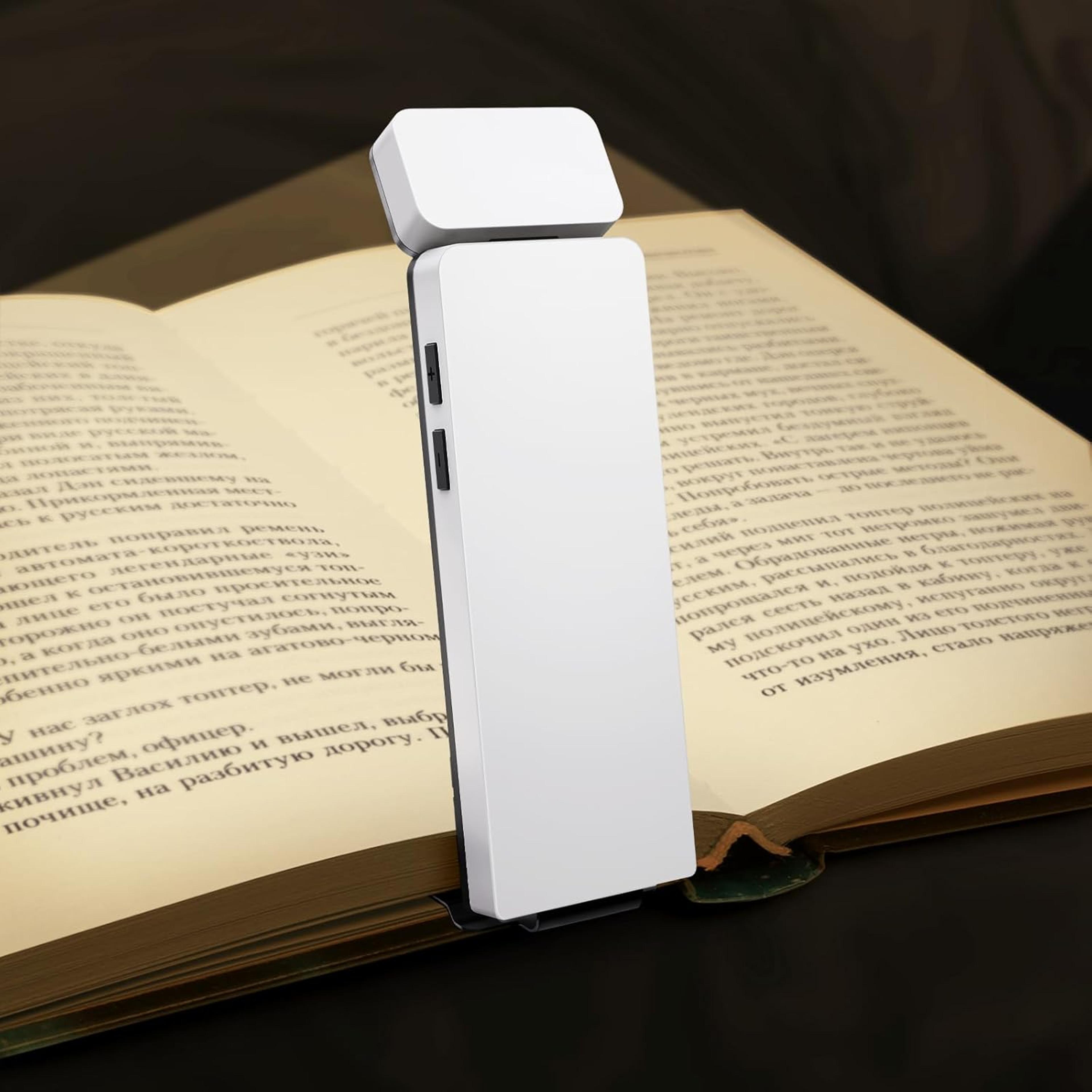 USB Rechargeable Clip On LED Reading Light Portable Mini Book Lamp 0