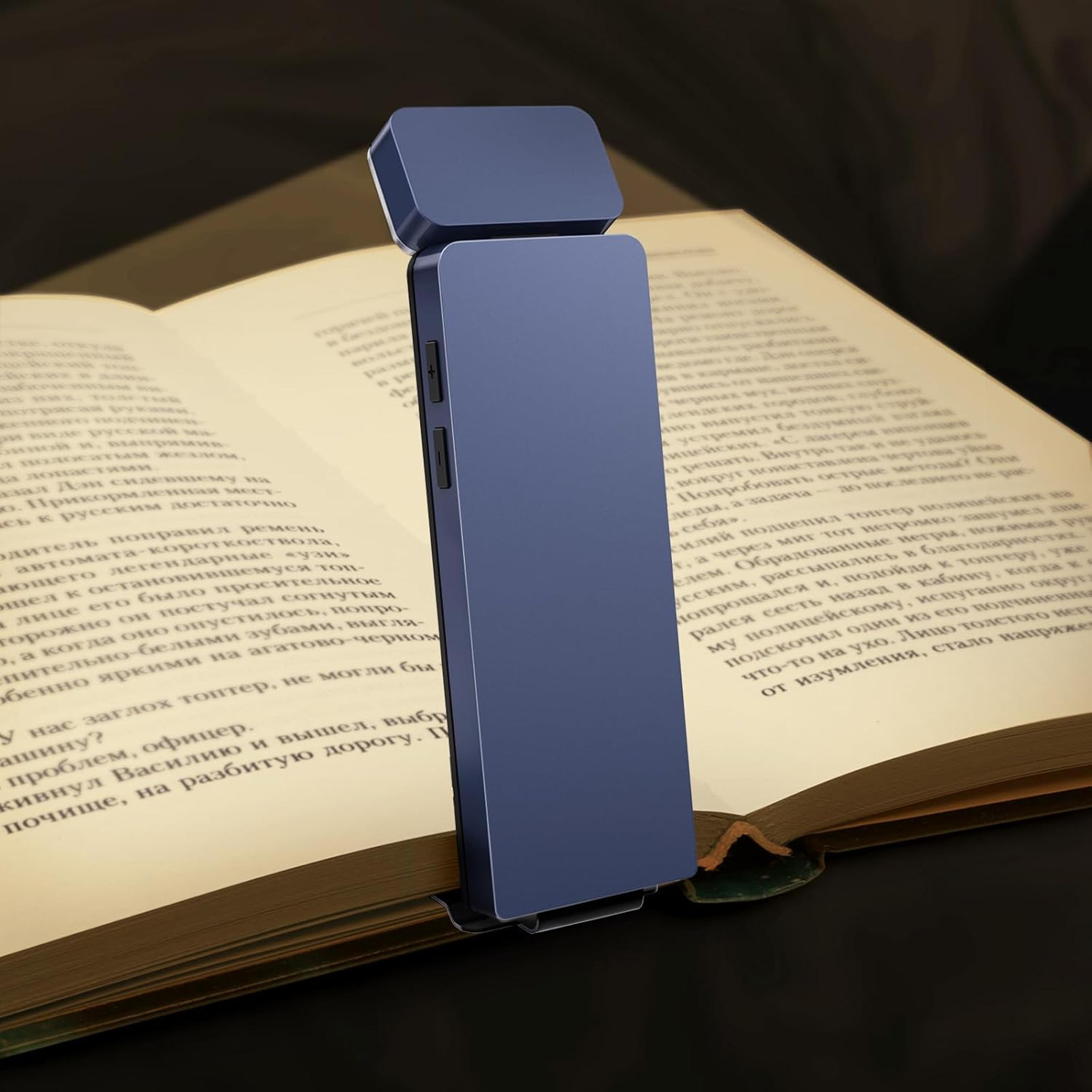 USB Rechargeable Clip On LED Reading Light Portable Mini Book Lamp 9