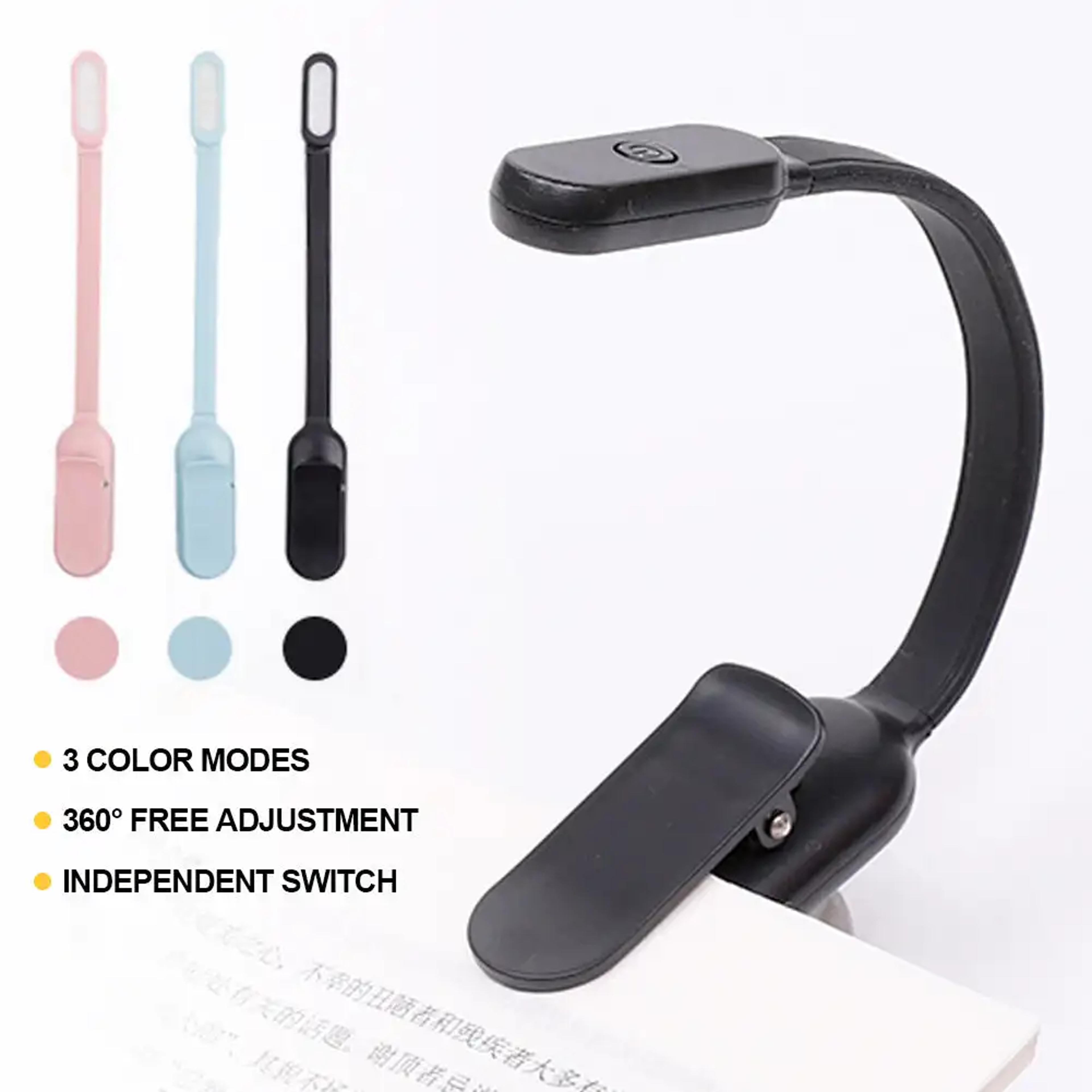 USB Mini LED ClipOn Book Light With Adjustable Brightness 4