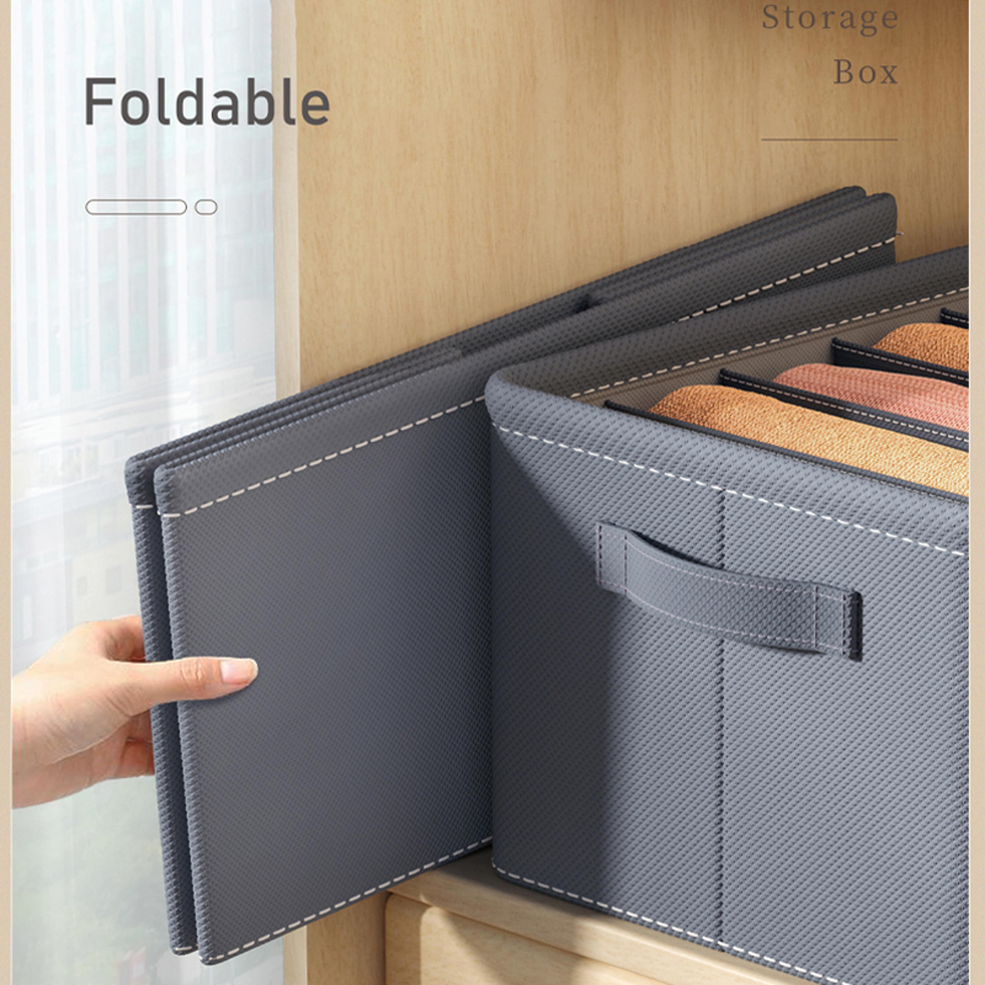 Foldable Pants Storage Organizer With 6 7 Or 9 Grids And BuiltIn PP Board 3