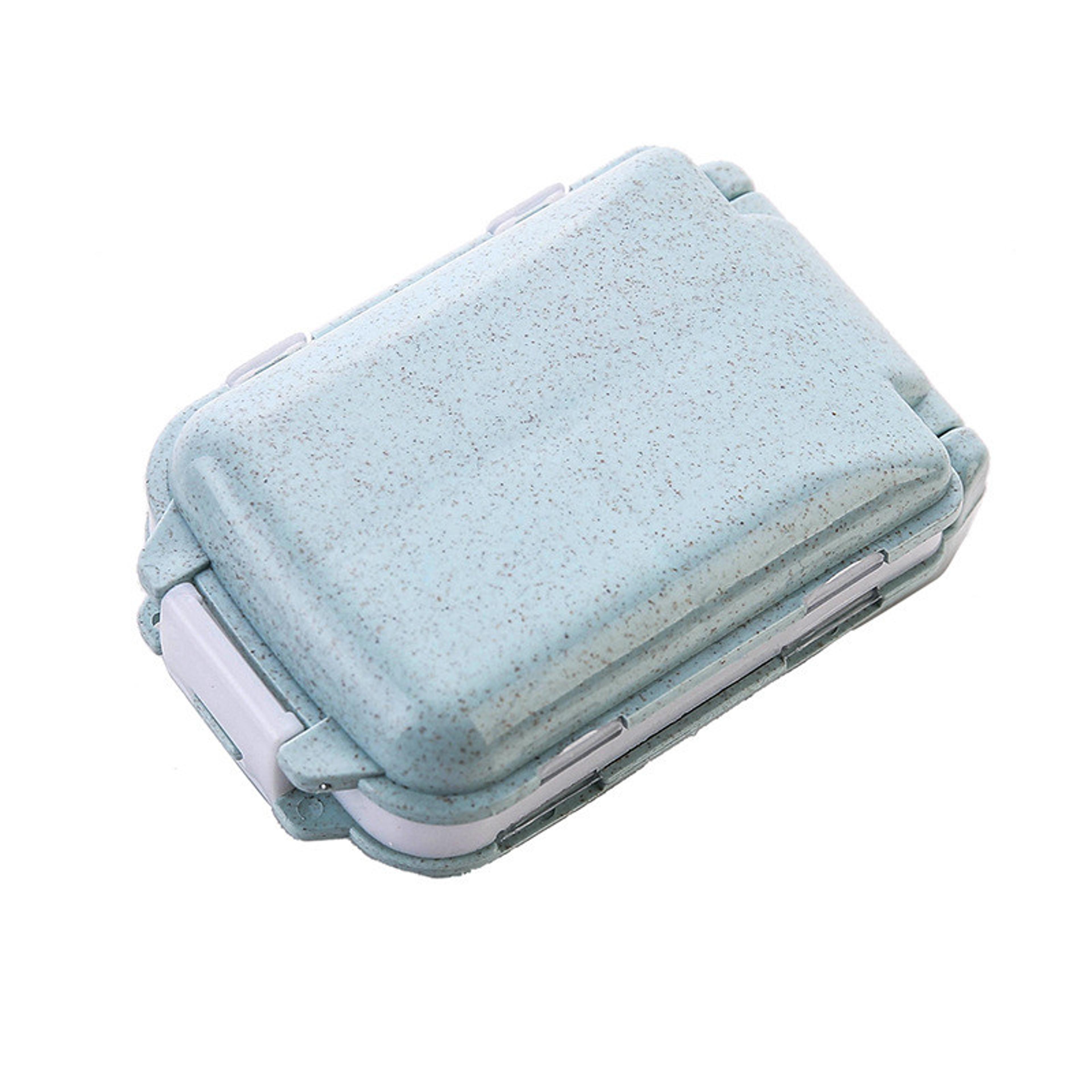Weekly Pill Organizer With 8 Grids Portable Travel Pill Case 8