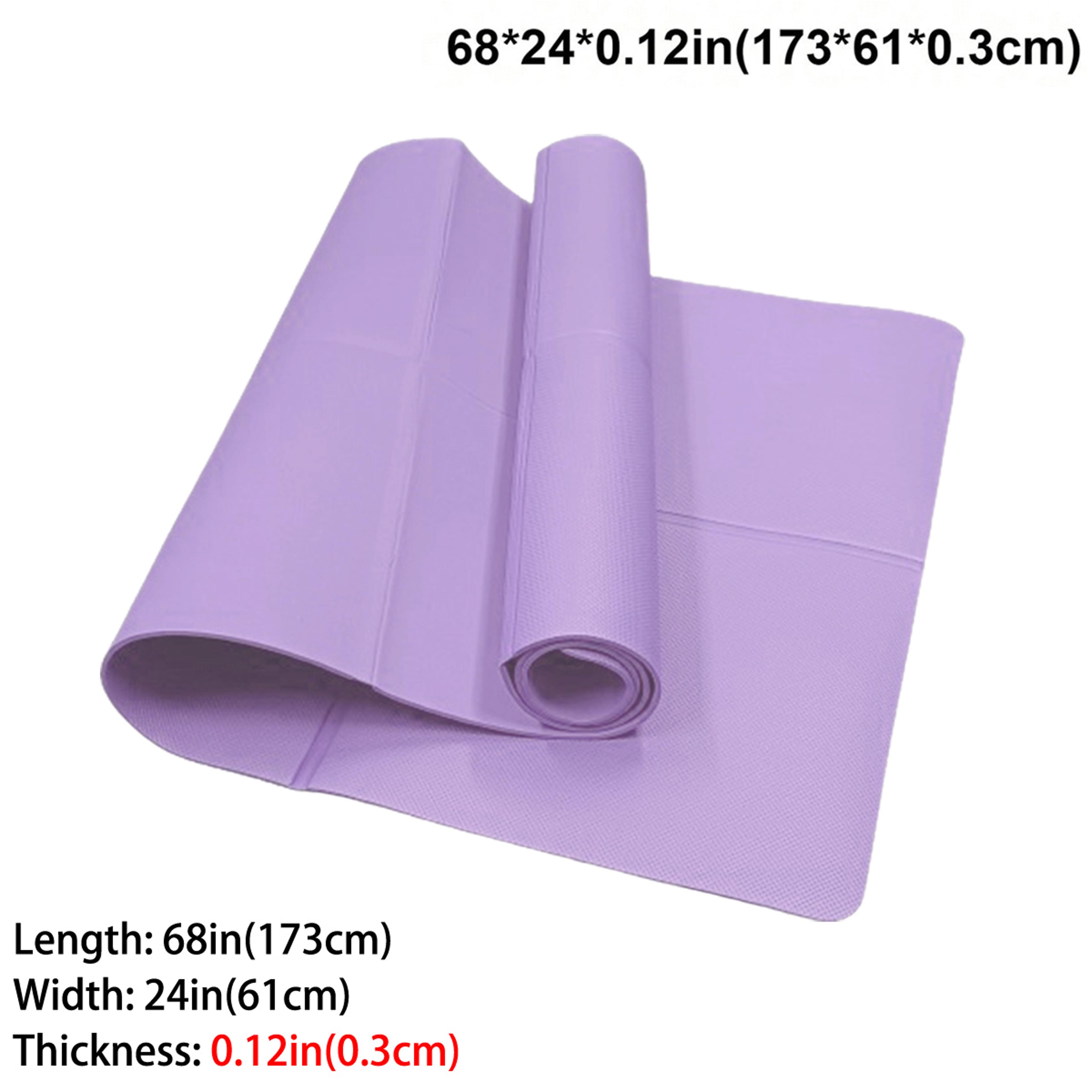 Foldable Yoga Mat Natural Rubber 4mm Travel Exercise Mat For Yoga Pilates And Floor Workouts 7