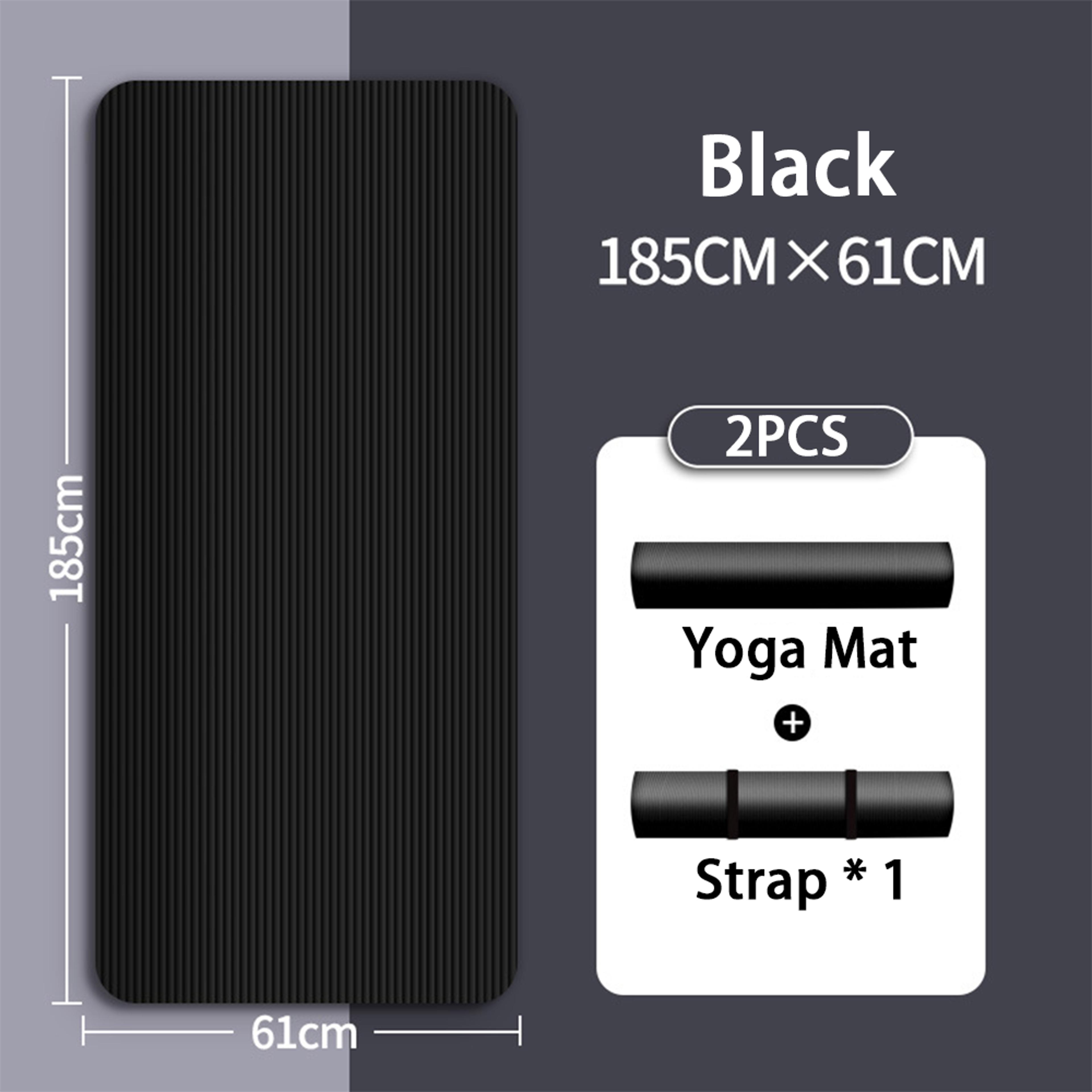 8mm NBR Yoga Mat With Non Slip Surface For Home Yoga Dance And Fitness 7