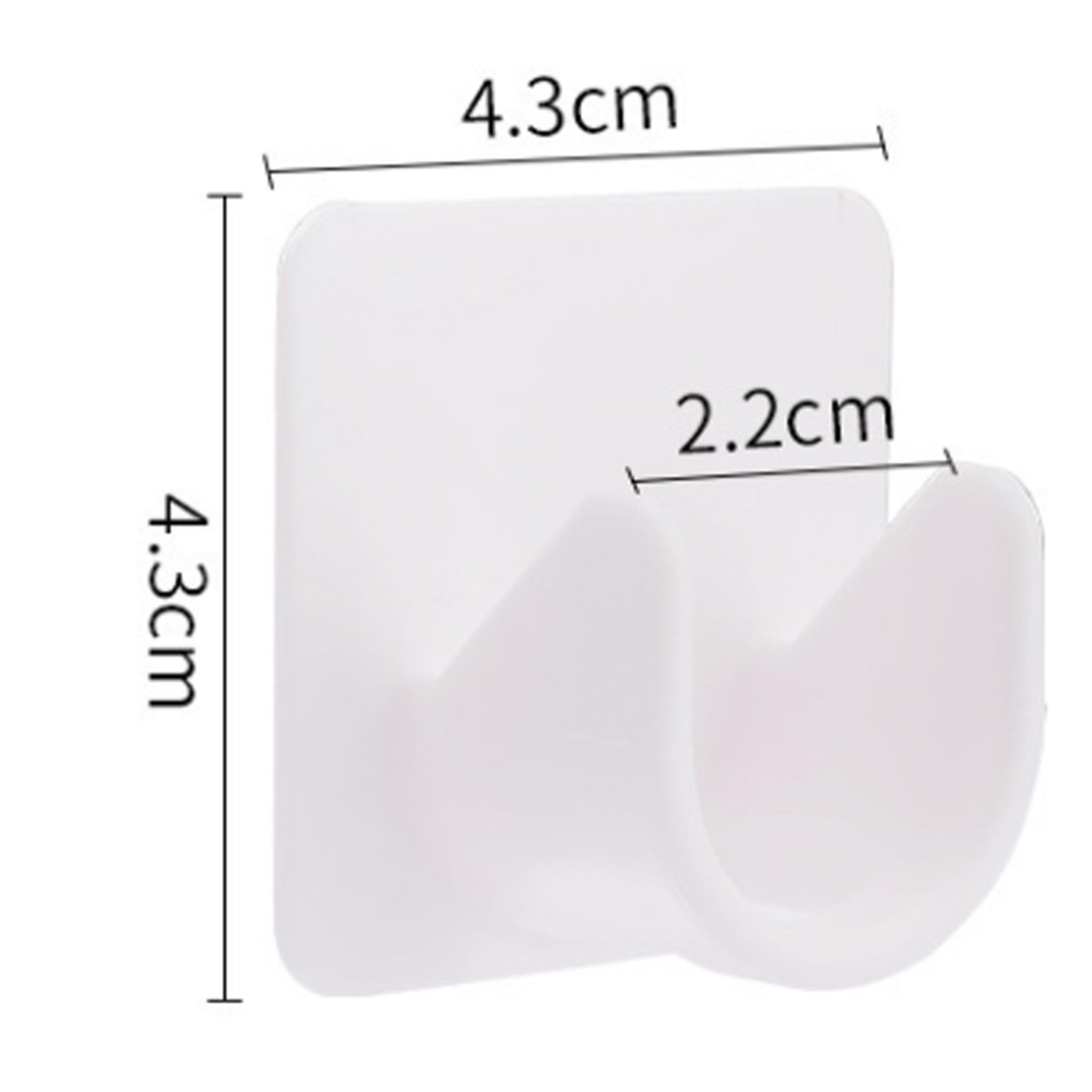 SelfAdhesive Adjustable Curtain Rod Hooks NoDrill Mounting Brackets 2 Pack 5