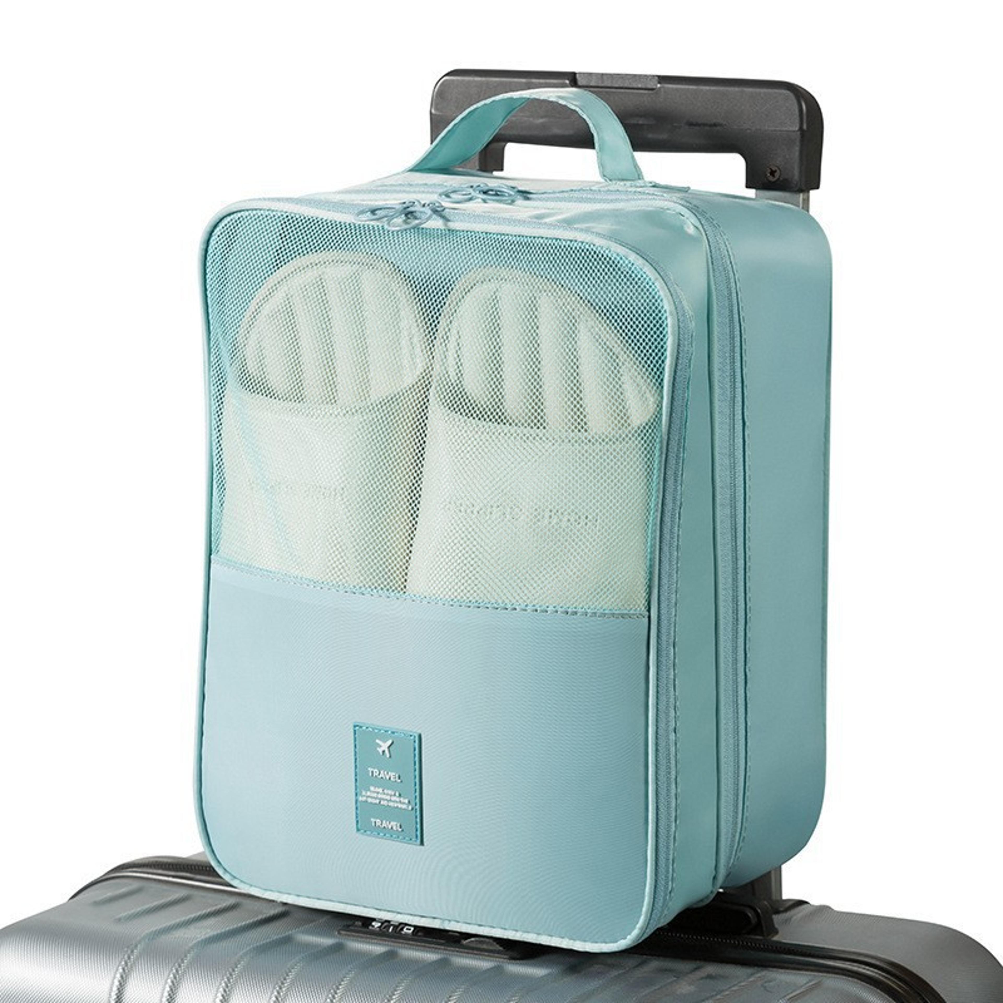 Breathable Travel Shoe Bag With Oxford Material For Multiple Pairs 11