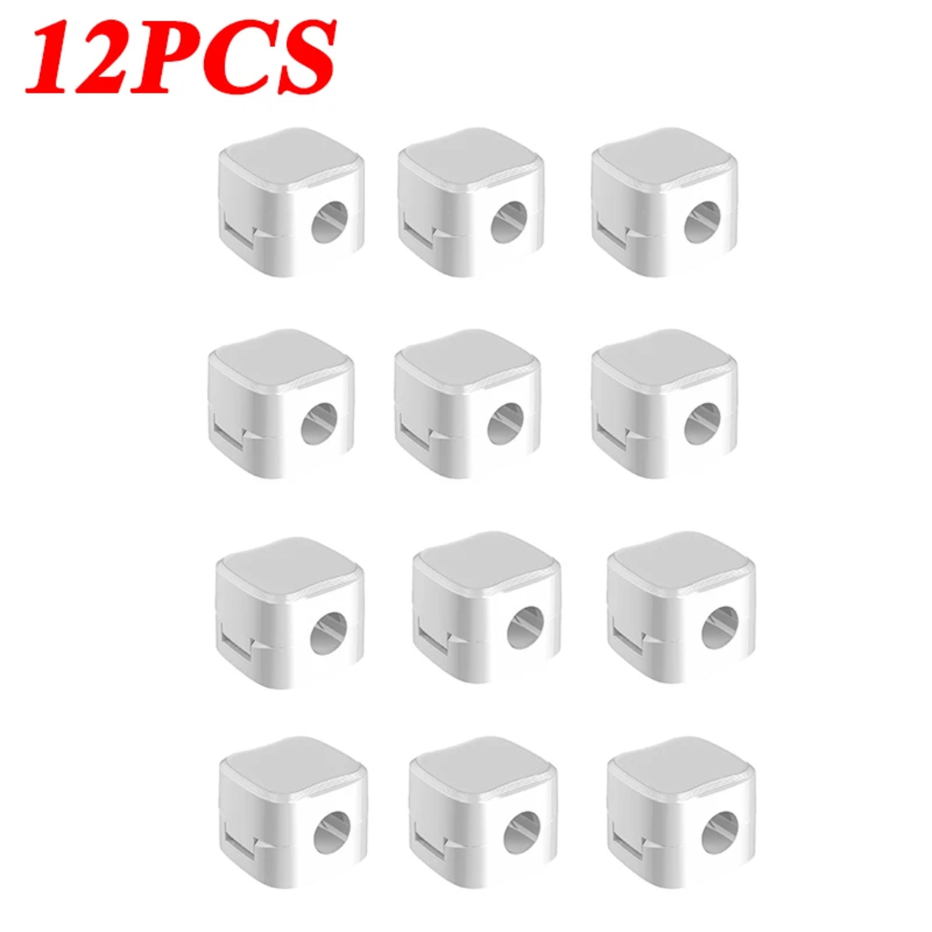 Magnetic Cable Clips Adjustable Acrylic Cord Holders For Under Desk Cable Management 11