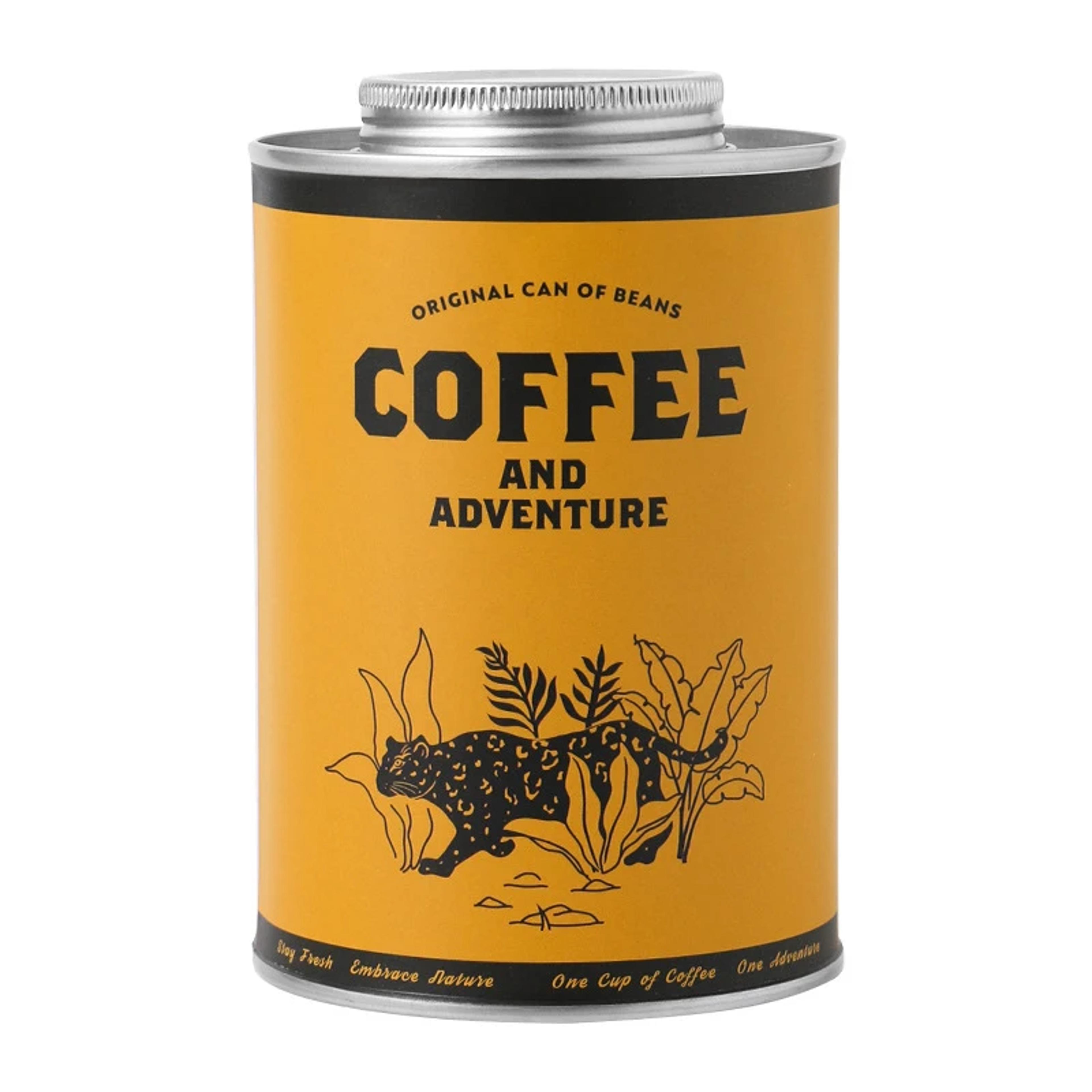 extra large coffee bean storage canister with sealed metal design