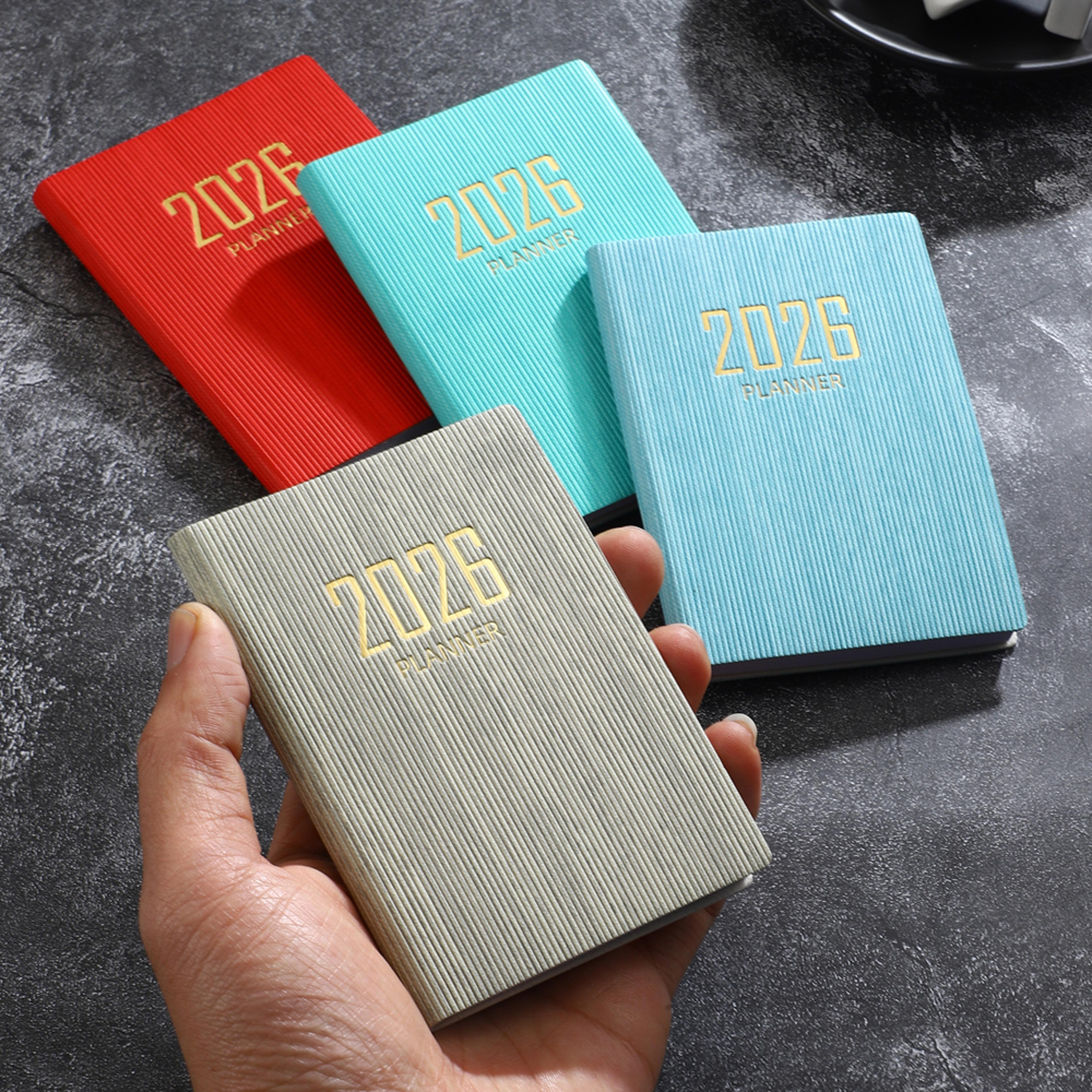a7 pocket planner 128 page mini daily and weekly schedule book