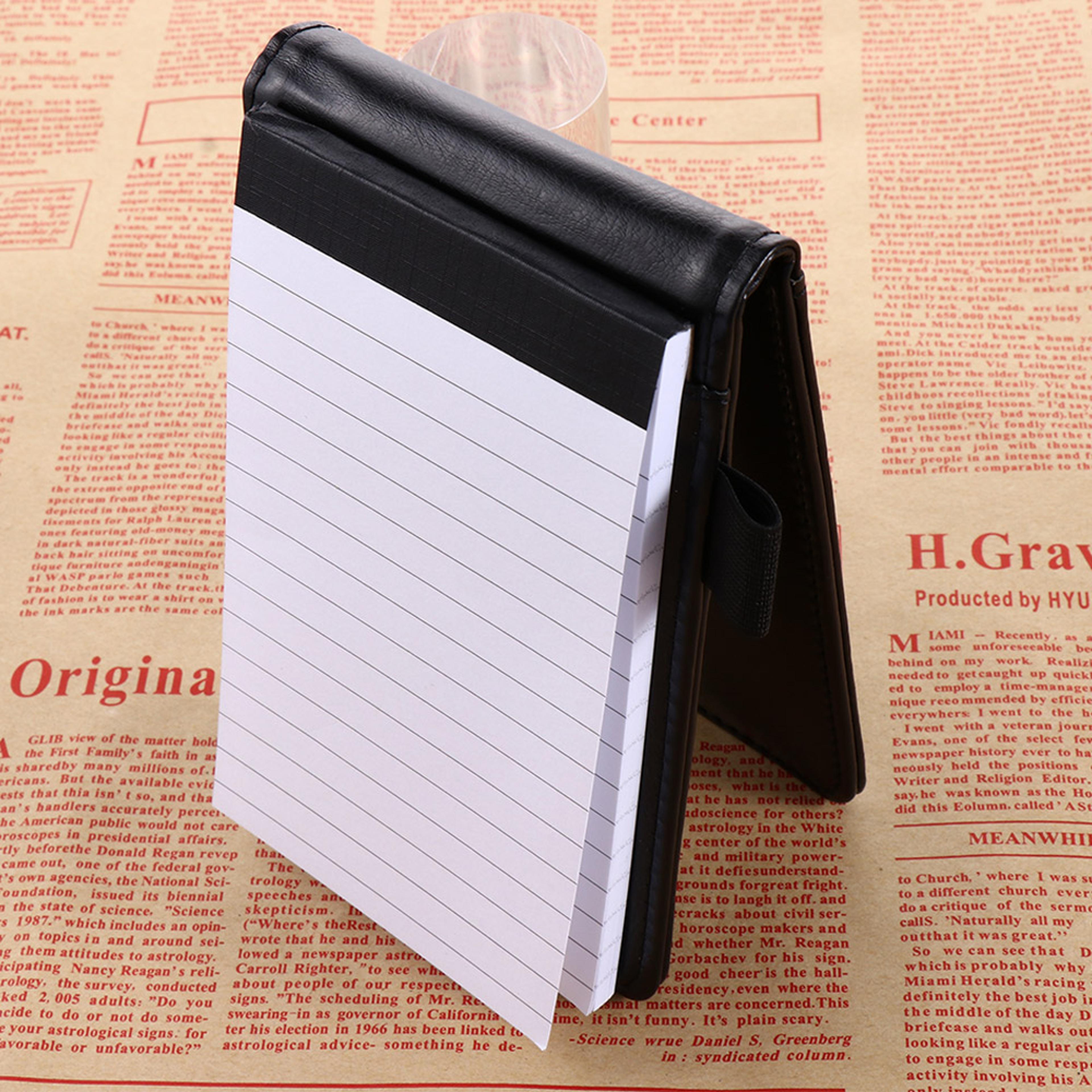 A7 Leather Cover Pocket Planner Mini Notebook For Notes Schedules And Memos 4