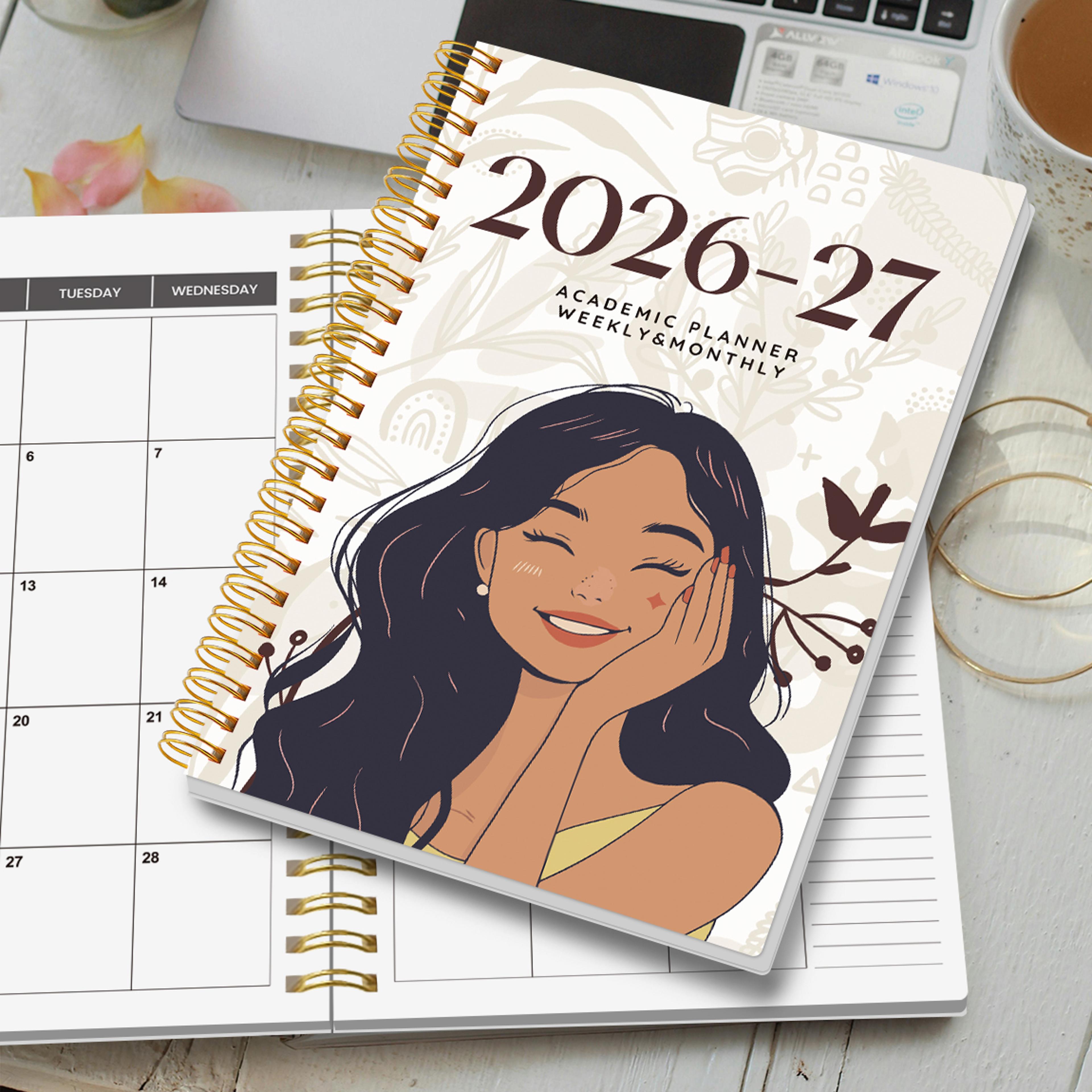 20262027 A5 Weekly Monthly Planner Spiral Organizer With Calendar And Notes 3