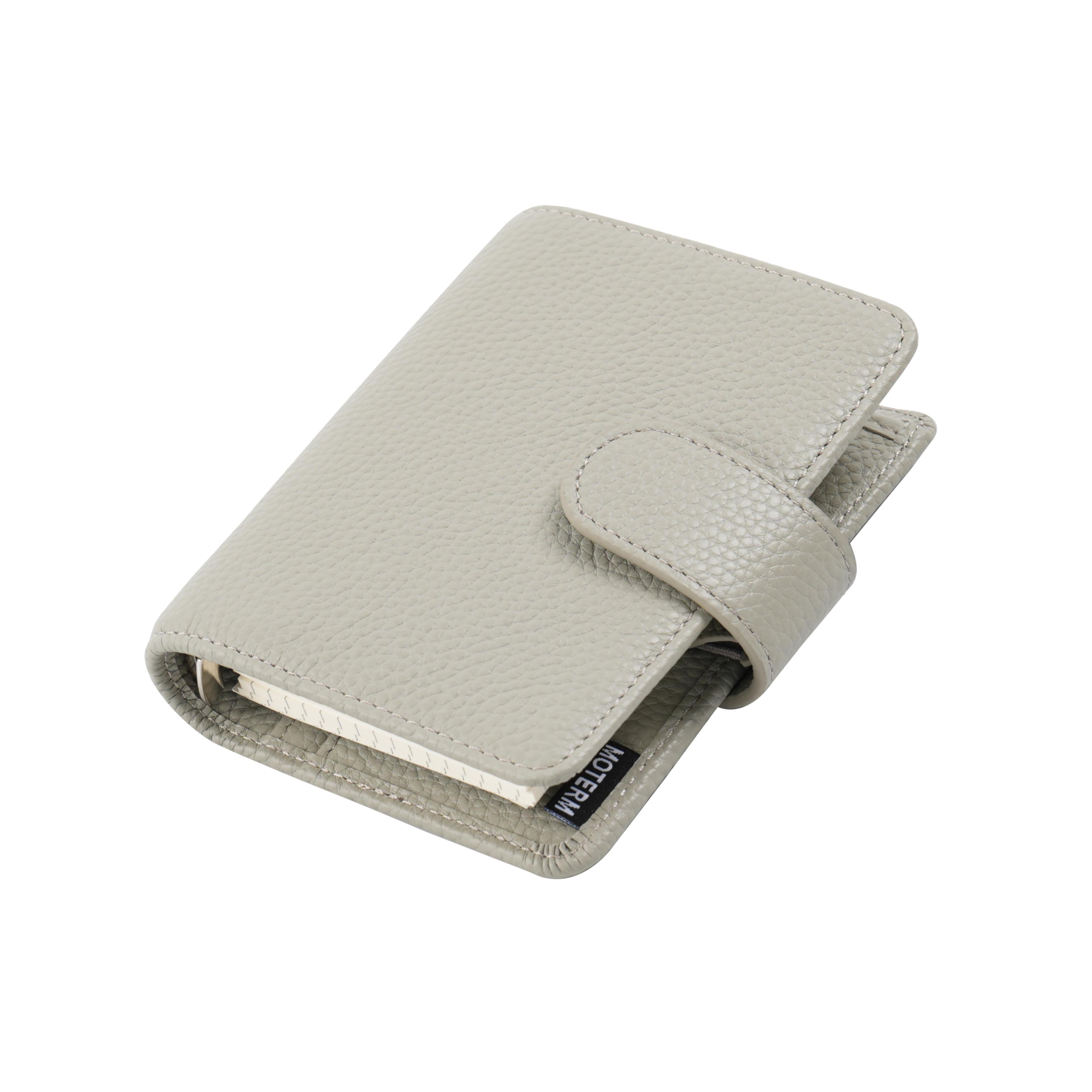 A8 Leather Ring Planner With 5Hole 15mm Binder And 48 Blank Sheets 9