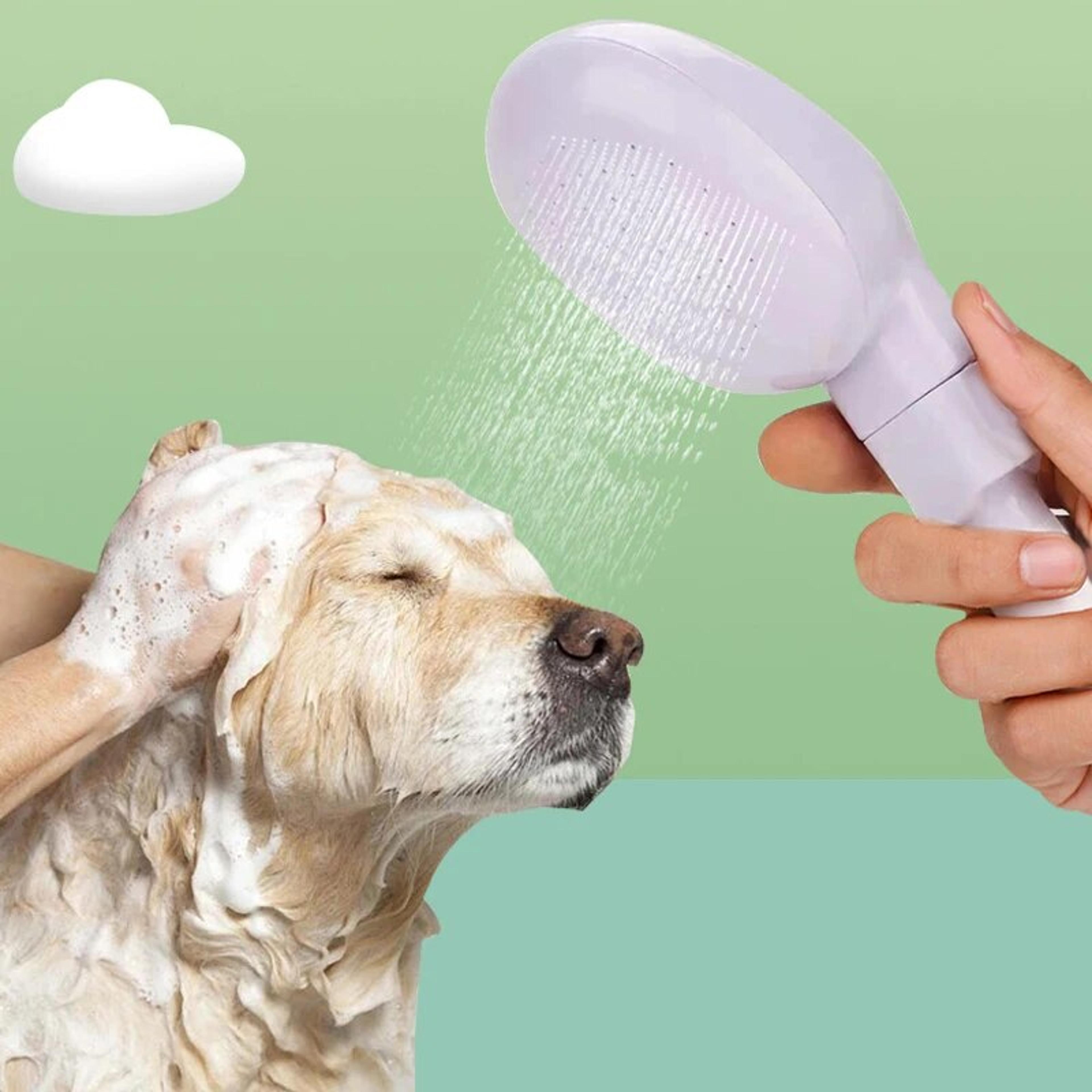Multifunctional Pet Bathing Shower Sprayer Lightweight Plastic Grooming Tool For Dogs And Cats 4