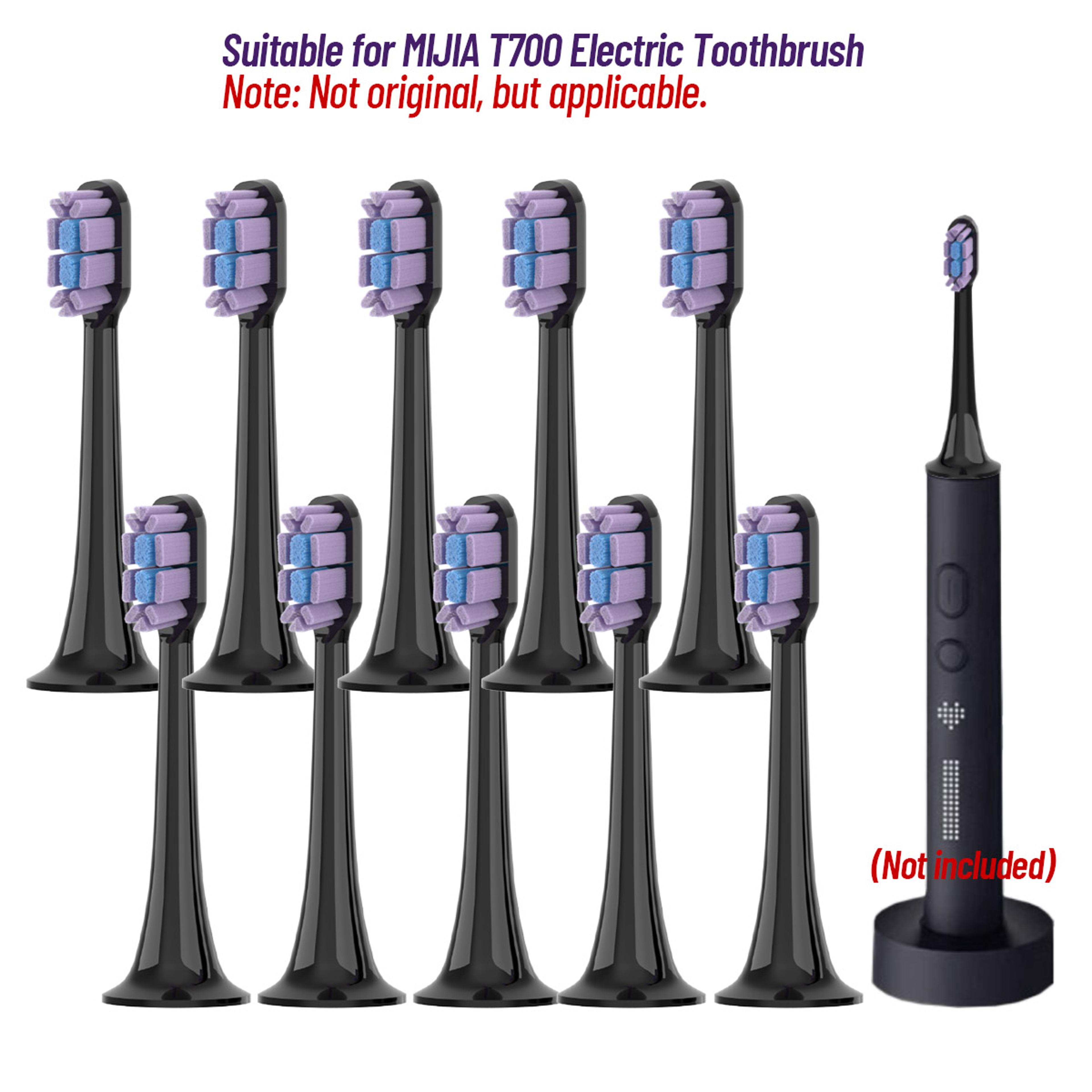 Sonic Electric Toothbrush Replacement Brush Heads With Soft Bristles And Protective Caps 5 Or 10 Pa 1