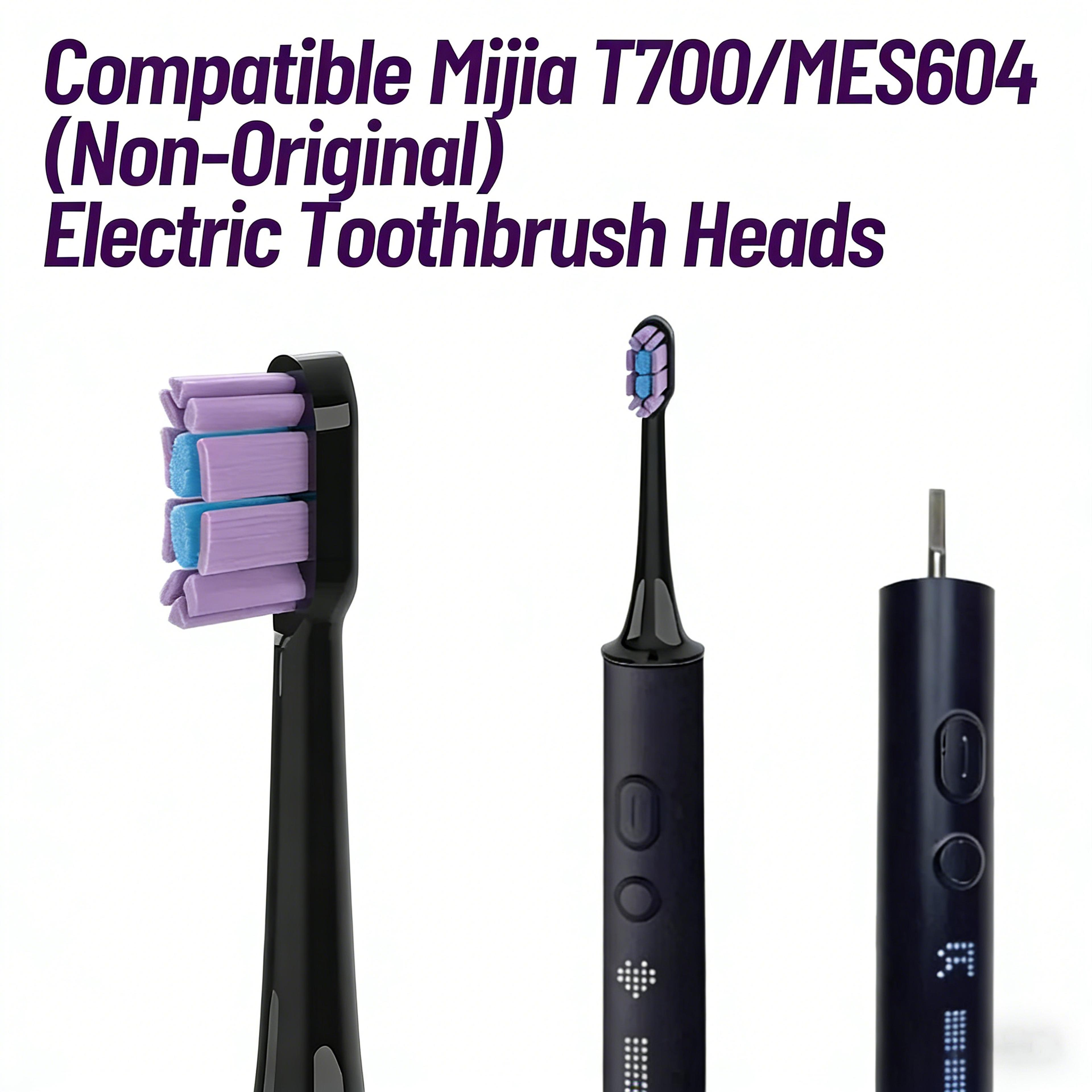 Sonic Electric Toothbrush Replacement Brush Heads With Soft Bristles And Protective Caps 5 Or 10 Pa 4