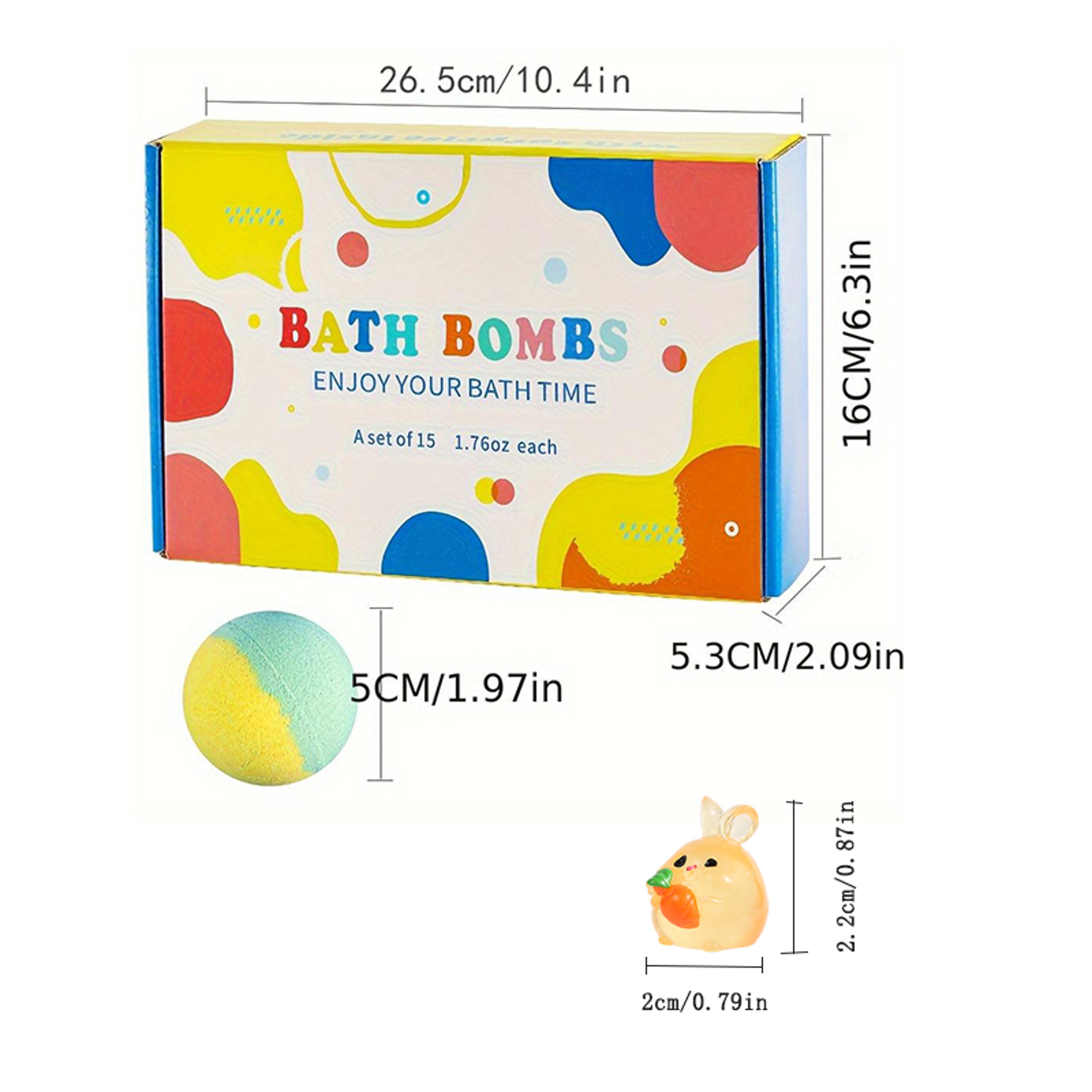 Kids Bath Bombs With Surprise Toys Inside 15 Pack Fizzy Bath Gift Set 2