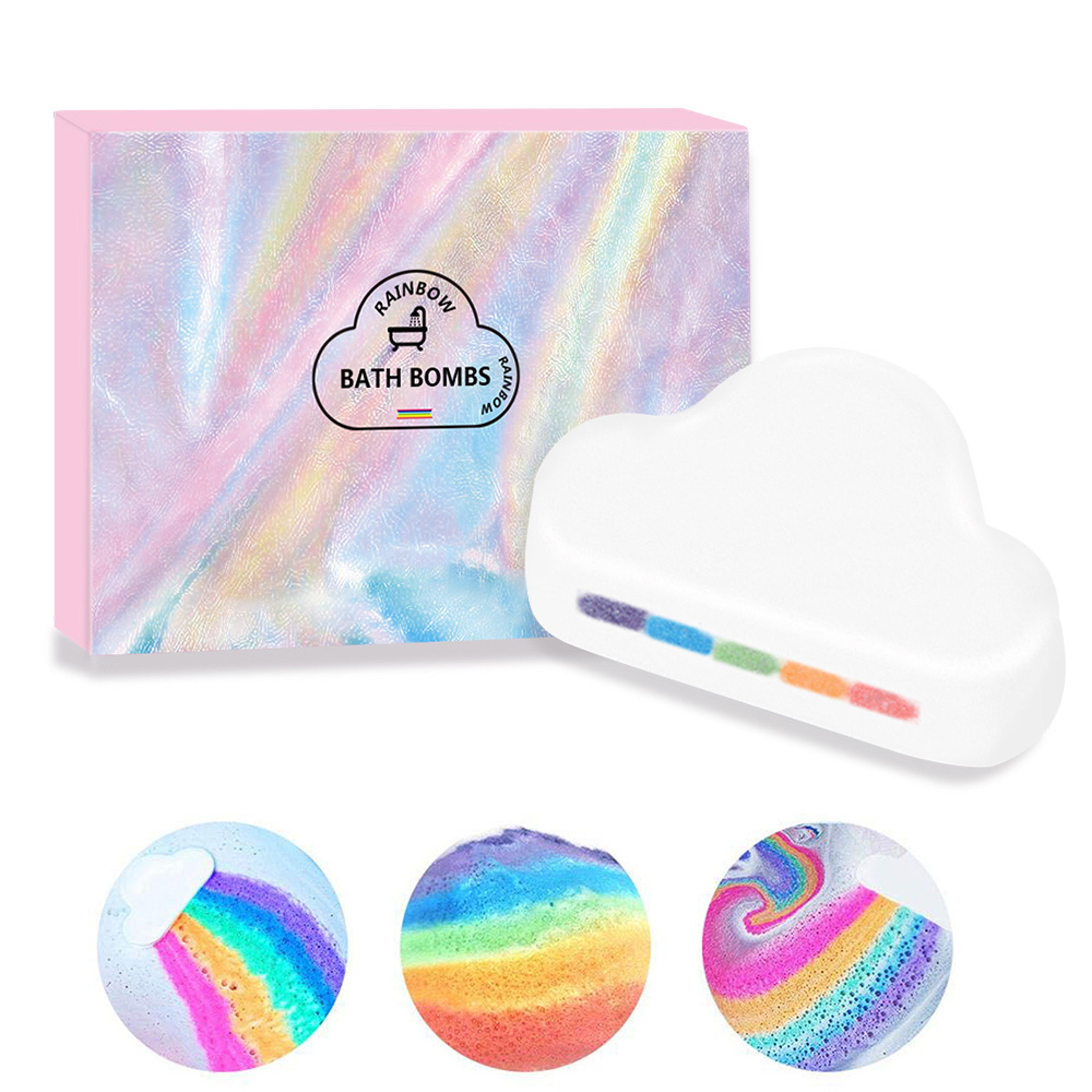 Handmade Rainbow Bath Bomb 63 Oz With Essential And Fragrance Oils 1