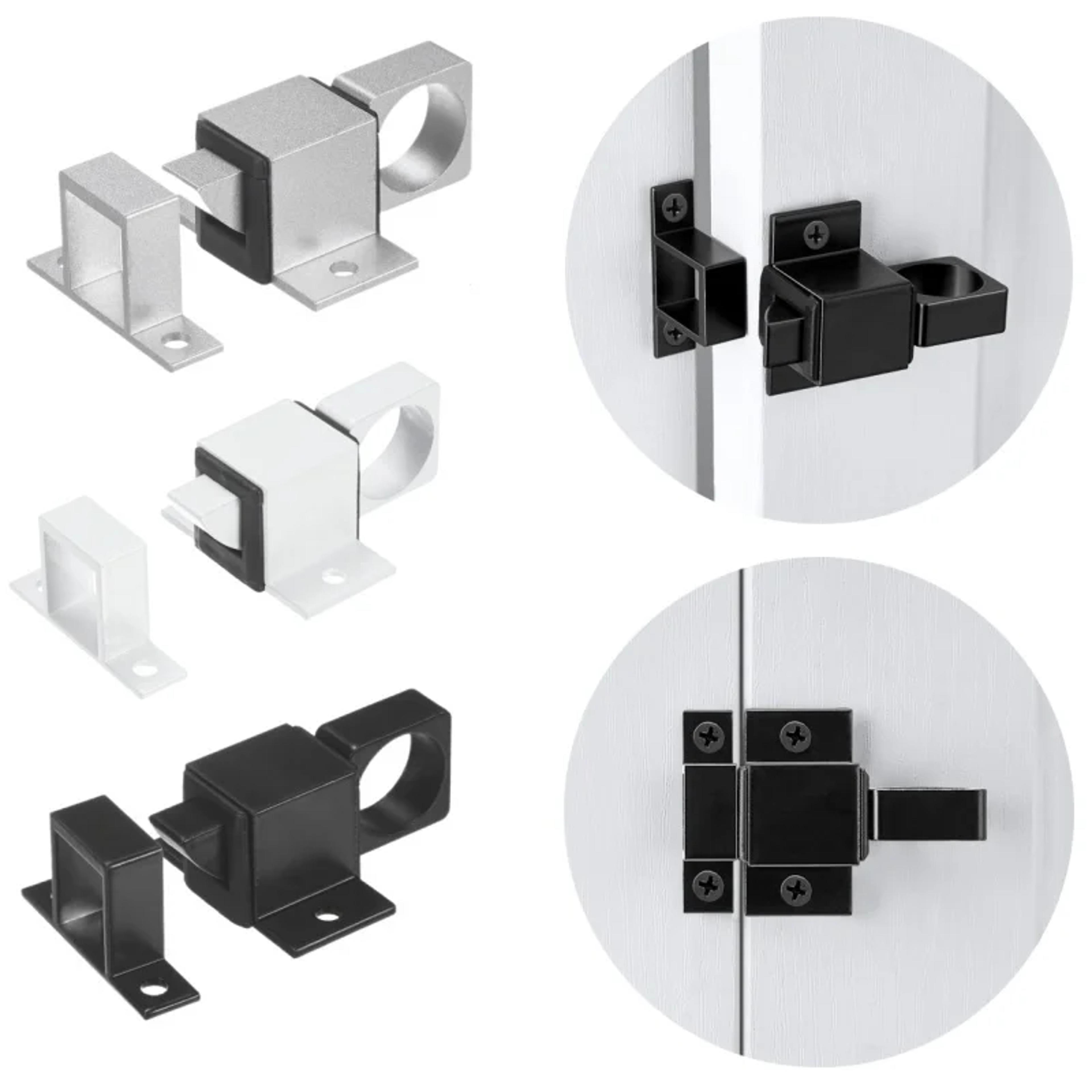 Automatic Self Closing Aluminum Alloy Barrel Bolt Latch With Pull Ring For Doors And Gates 3