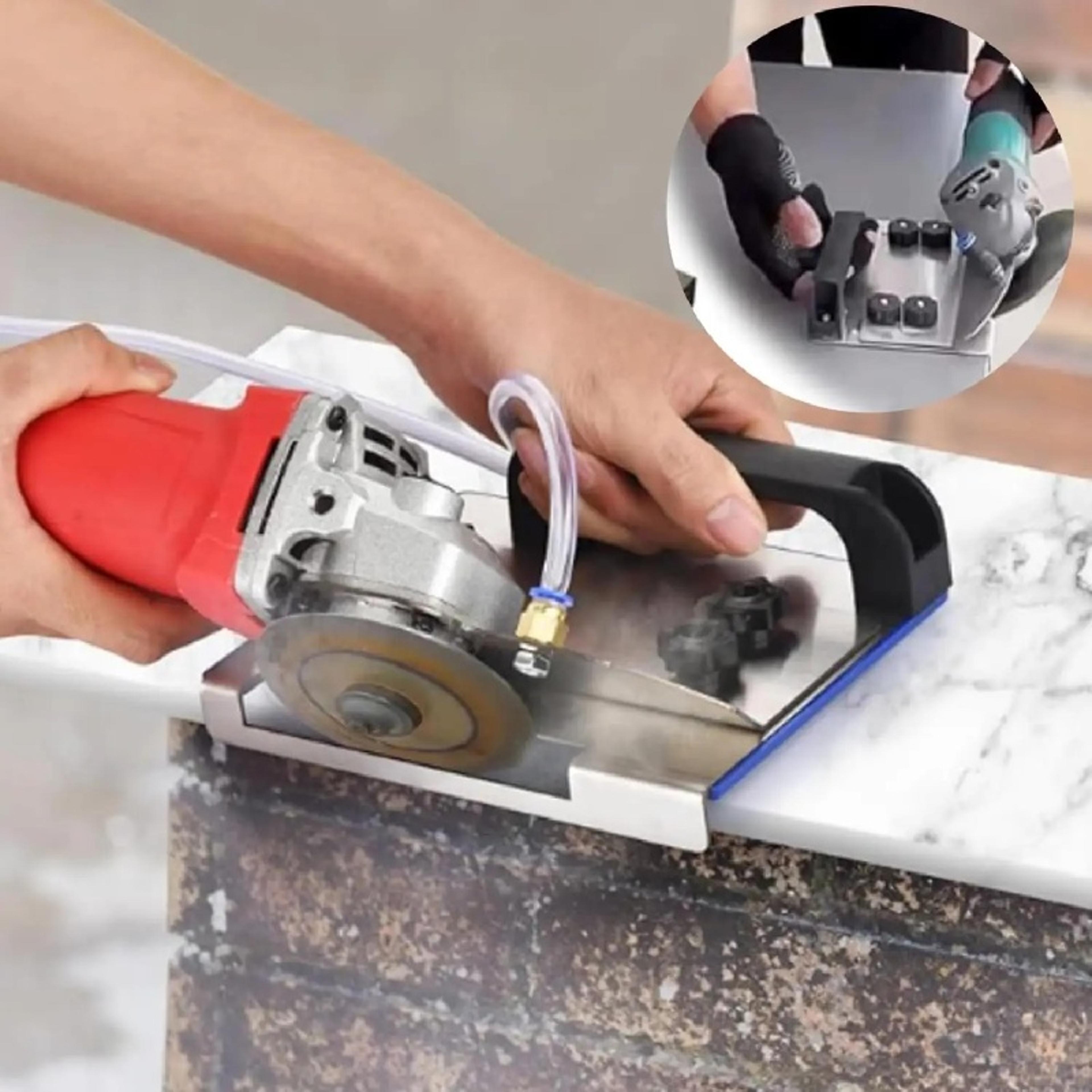 45 Degree Angle Grinder Stand For Ceramic Tile Chamfer Cutting With Adjustable Metal Holder 0