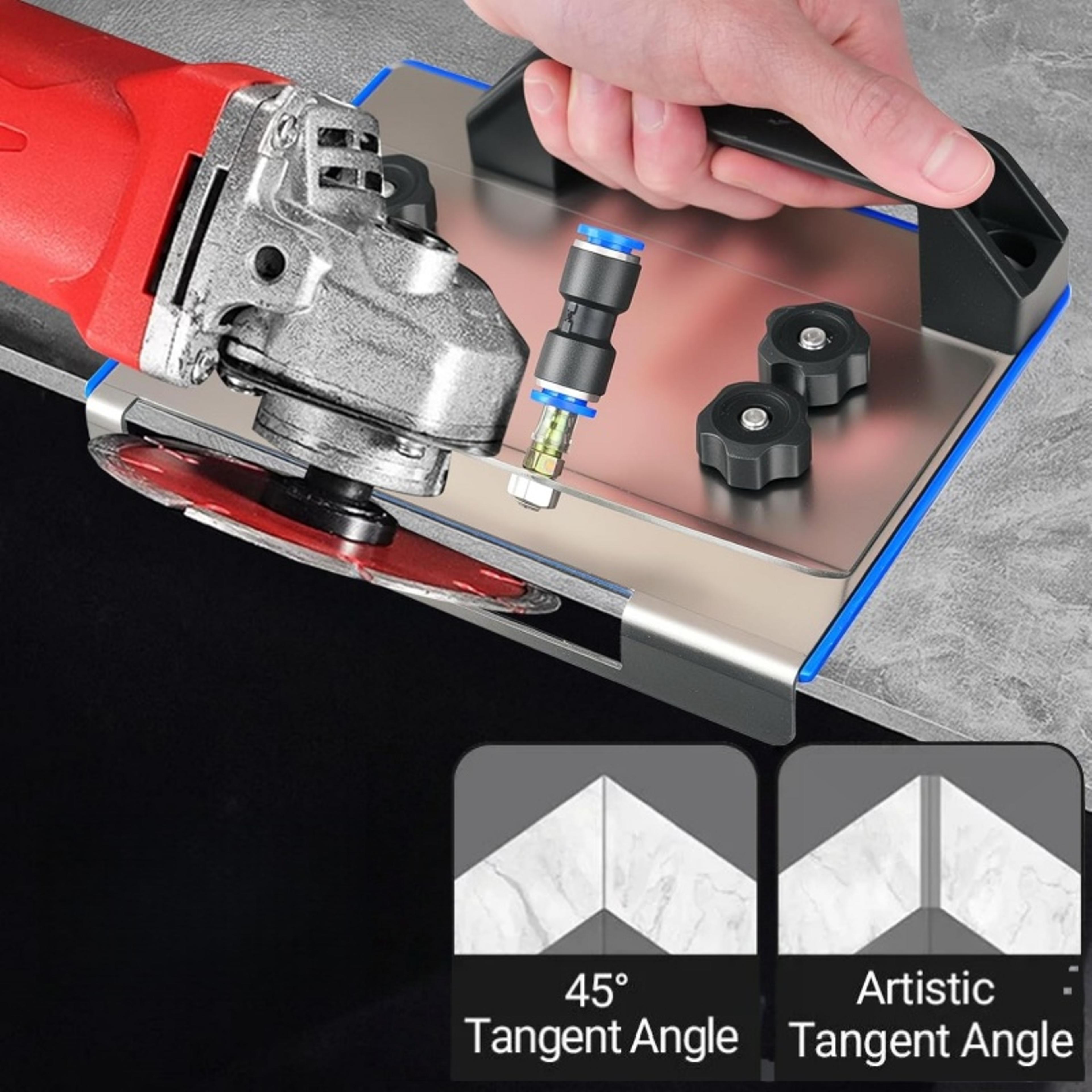 45 Degree Angle Grinder Stand For Ceramic Tile Chamfer Cutting With Adjustable Metal Holder 1