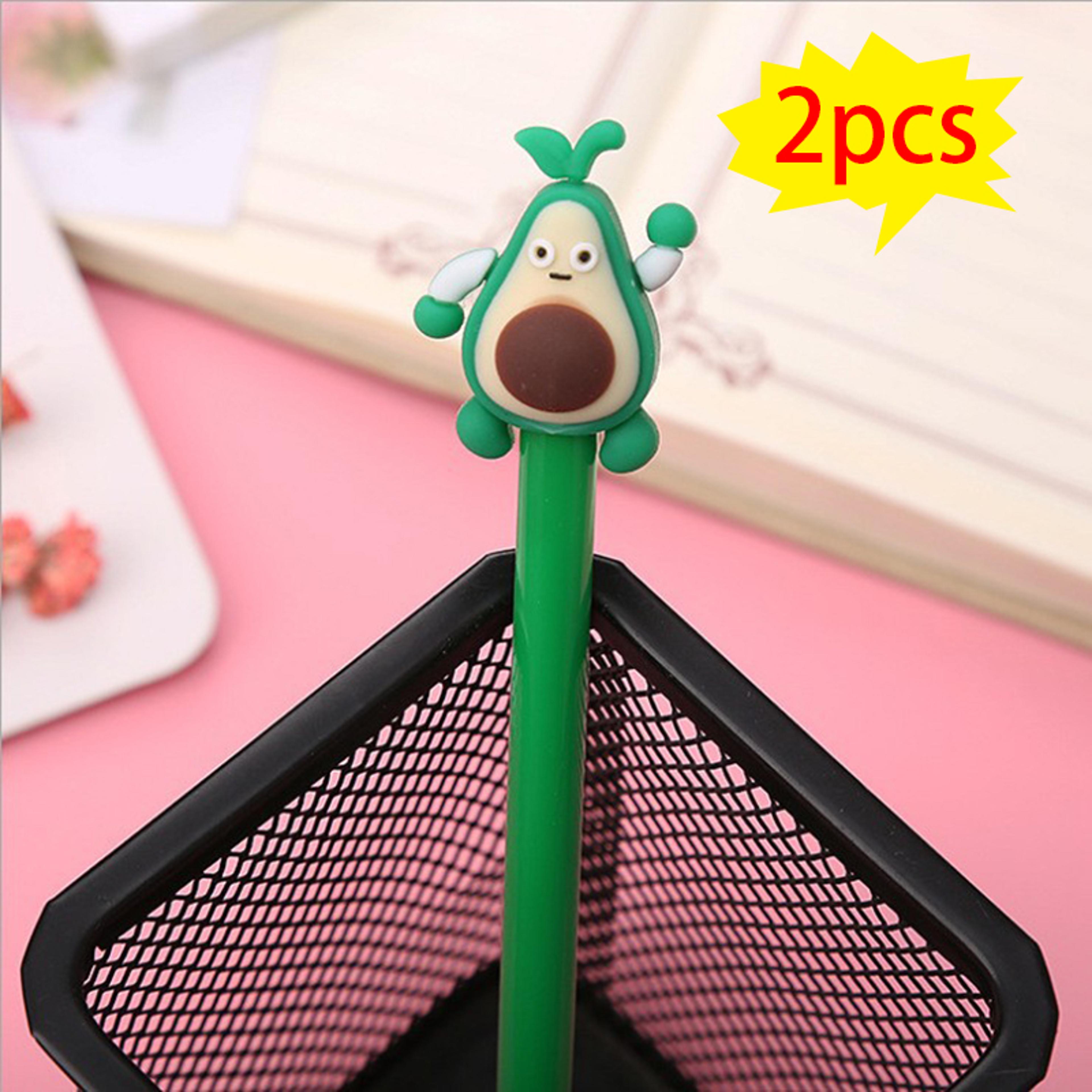 Cartoon Fruit Gel Pens Set Of 4  Cute 05mm Fine Point Pens For Kids And School 7