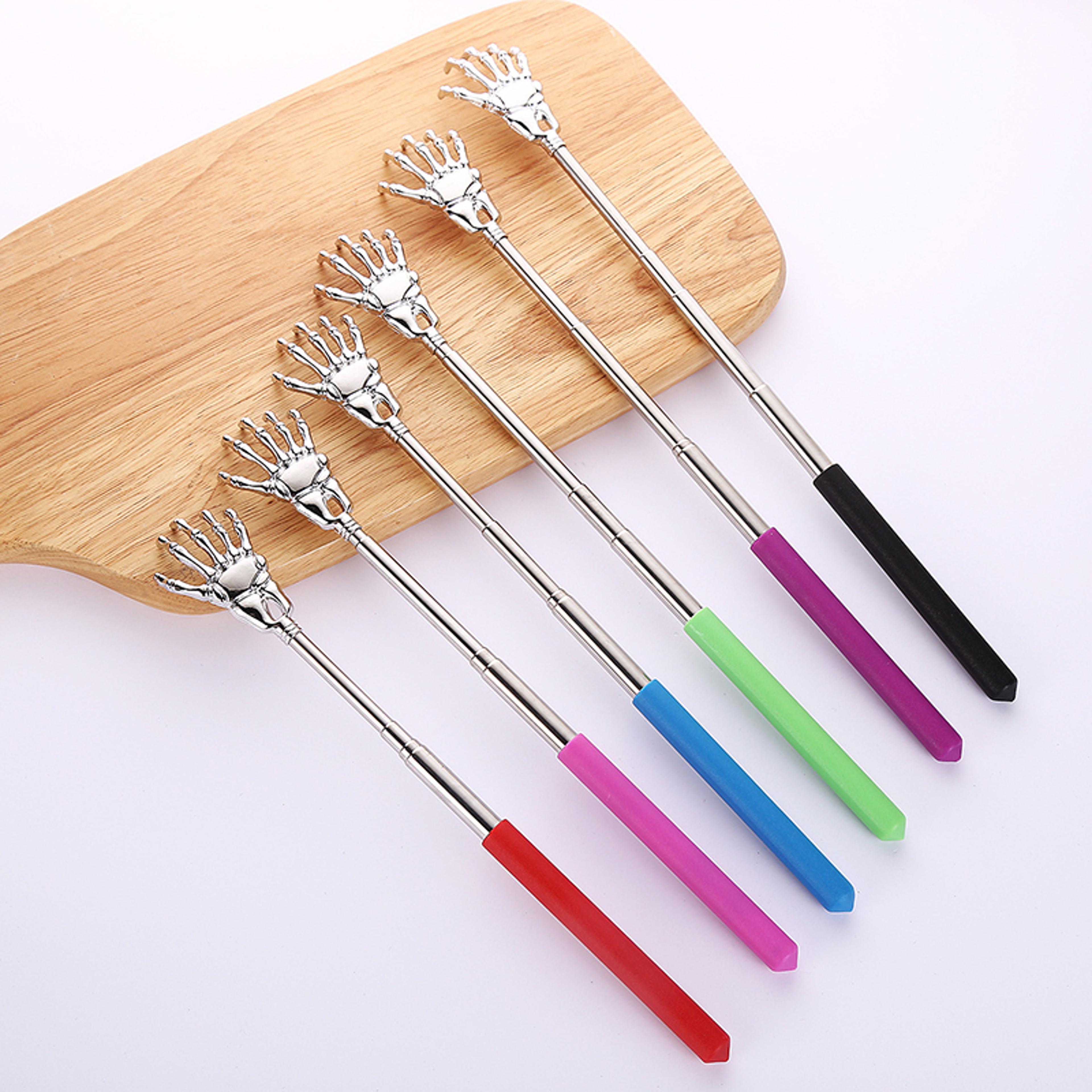 Telescopic Stainless Steel Back Scratcher  Extendable Ghost Hand Itch Scratcher 3