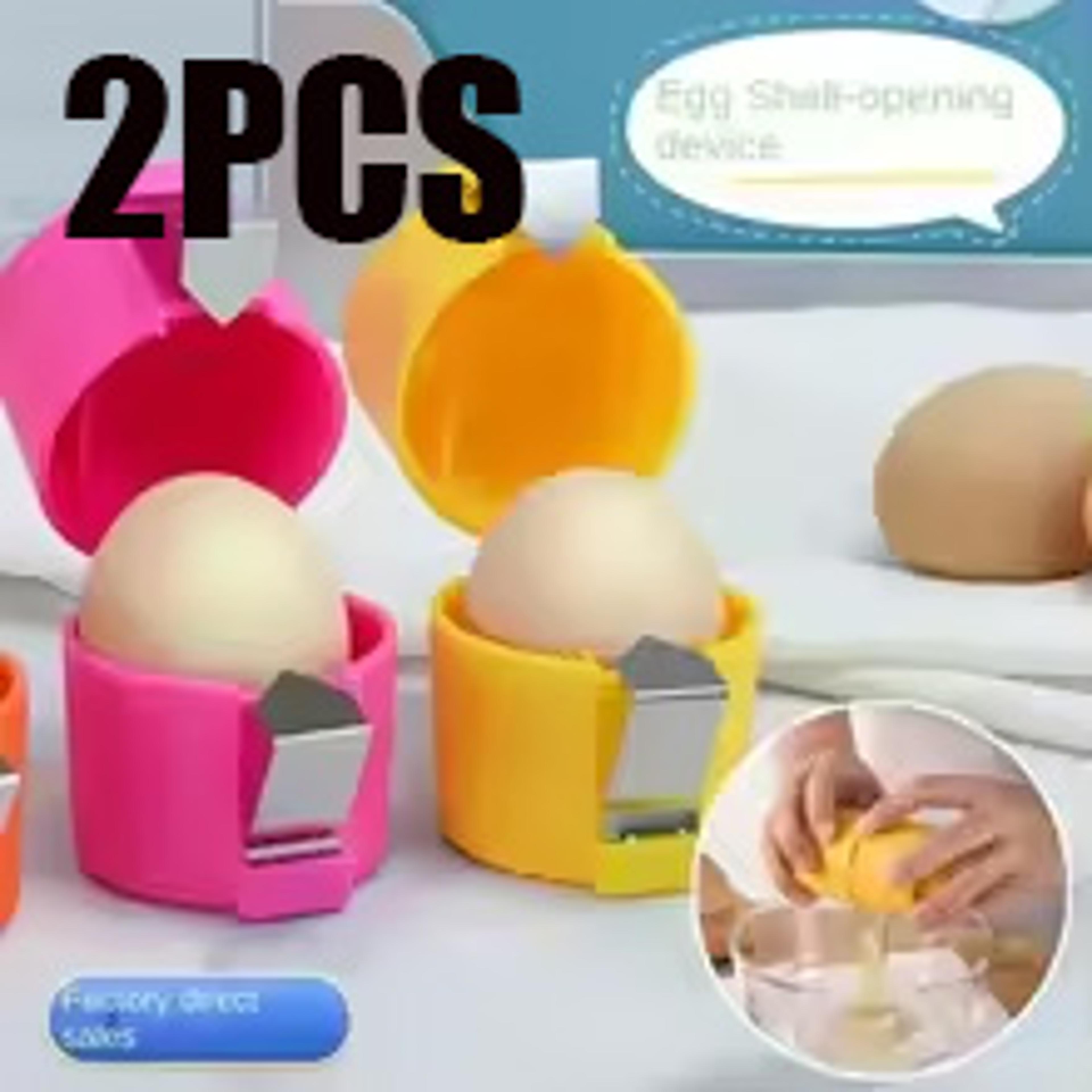 Handheld Eggshell Cutter And Egg Separator  Portable Kitchen Egg Opening Tool 8