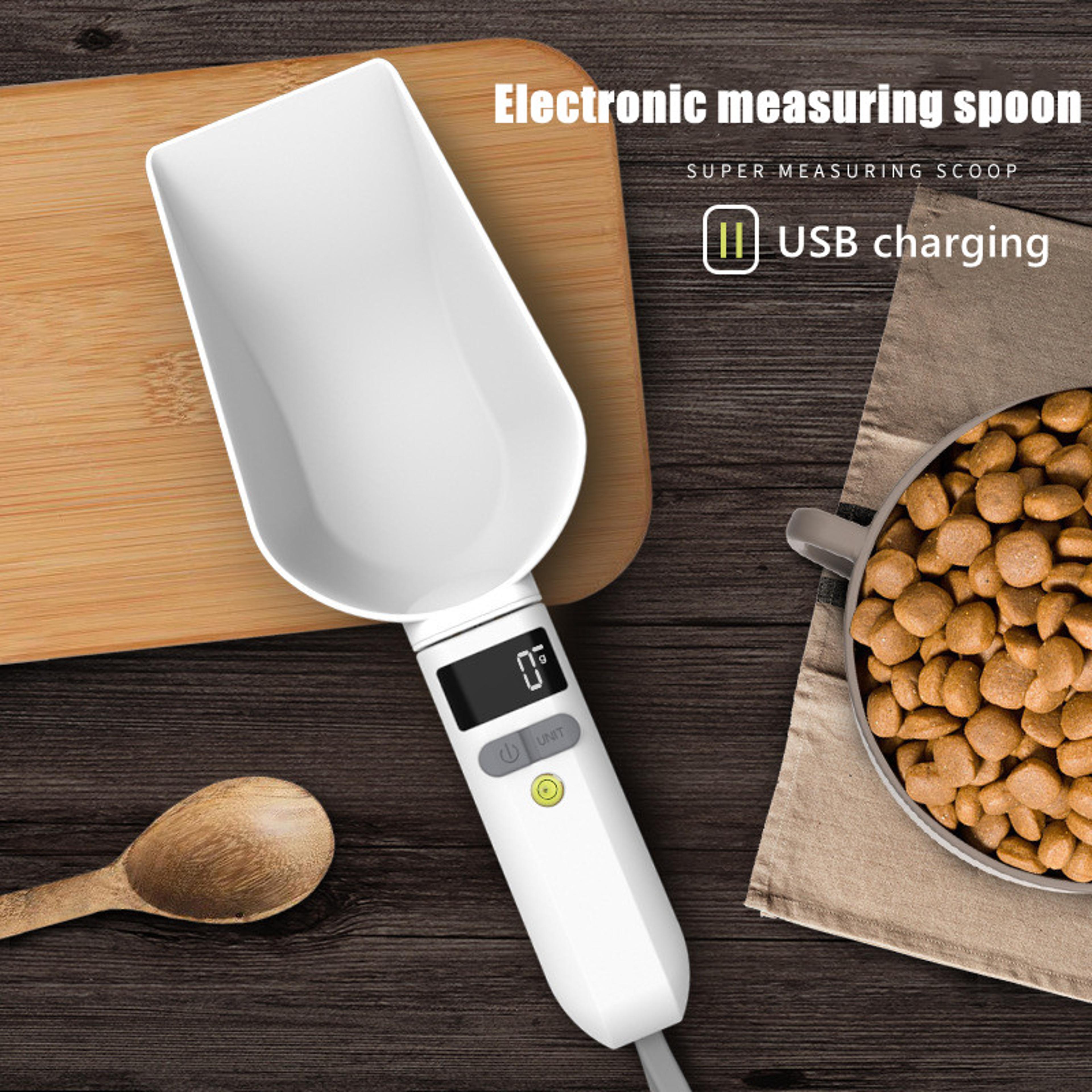 Digital Kitchen Scale Spoon With LCD Display For Pet Food And Ingredient Measuring 1