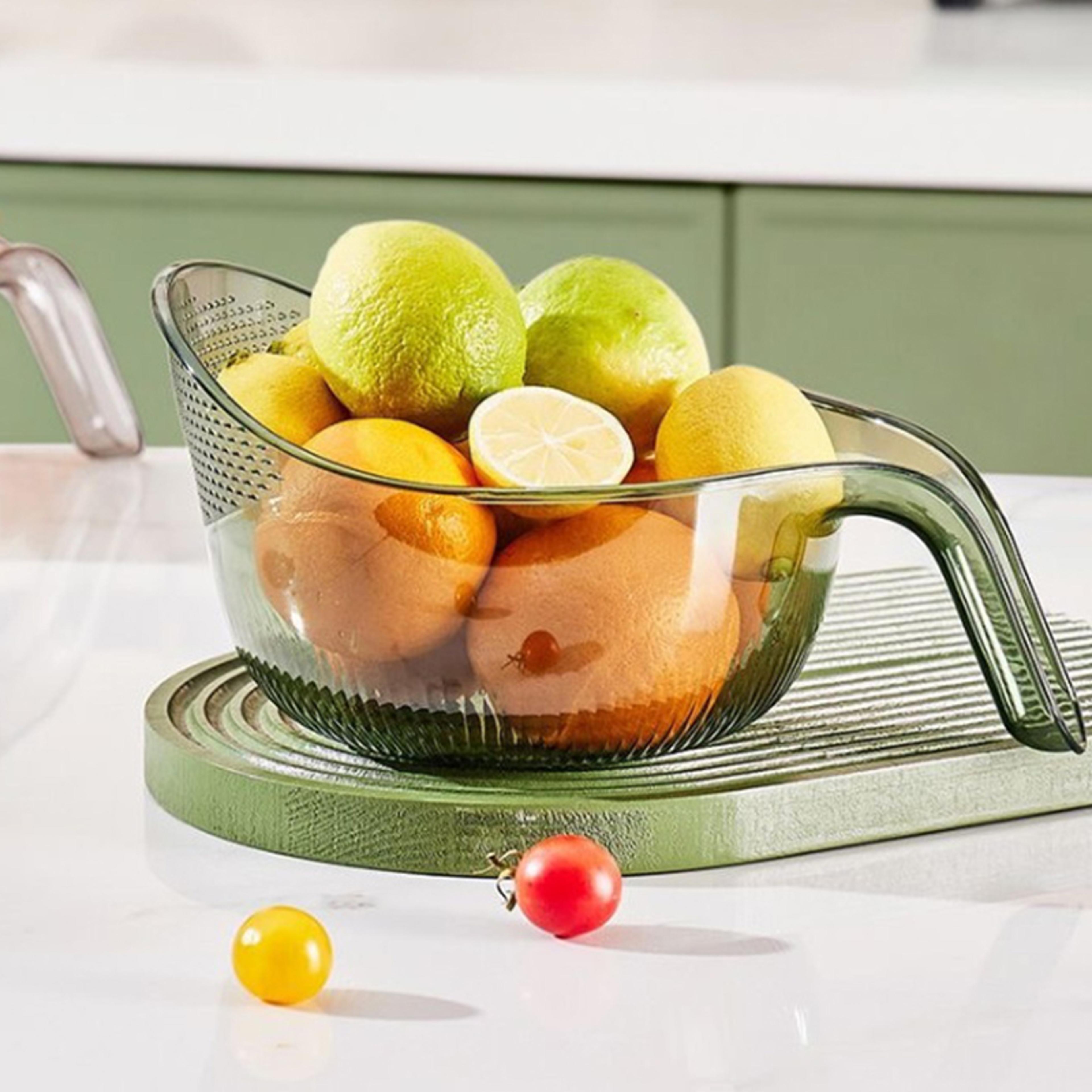 Multifunctional Kitchen Sink Strainer Basket For Fruit Washing And Draining 3